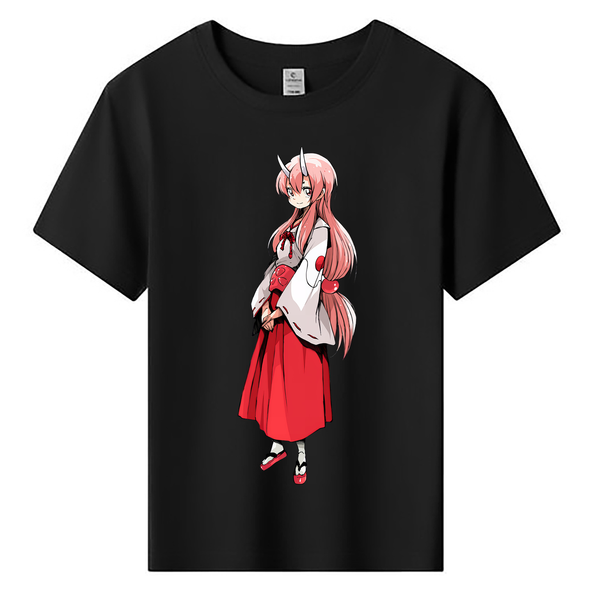 （画像用） 転スラ Regarding Reincarnated to Slime 綿100％キッズTシャツ（フロントプリント）