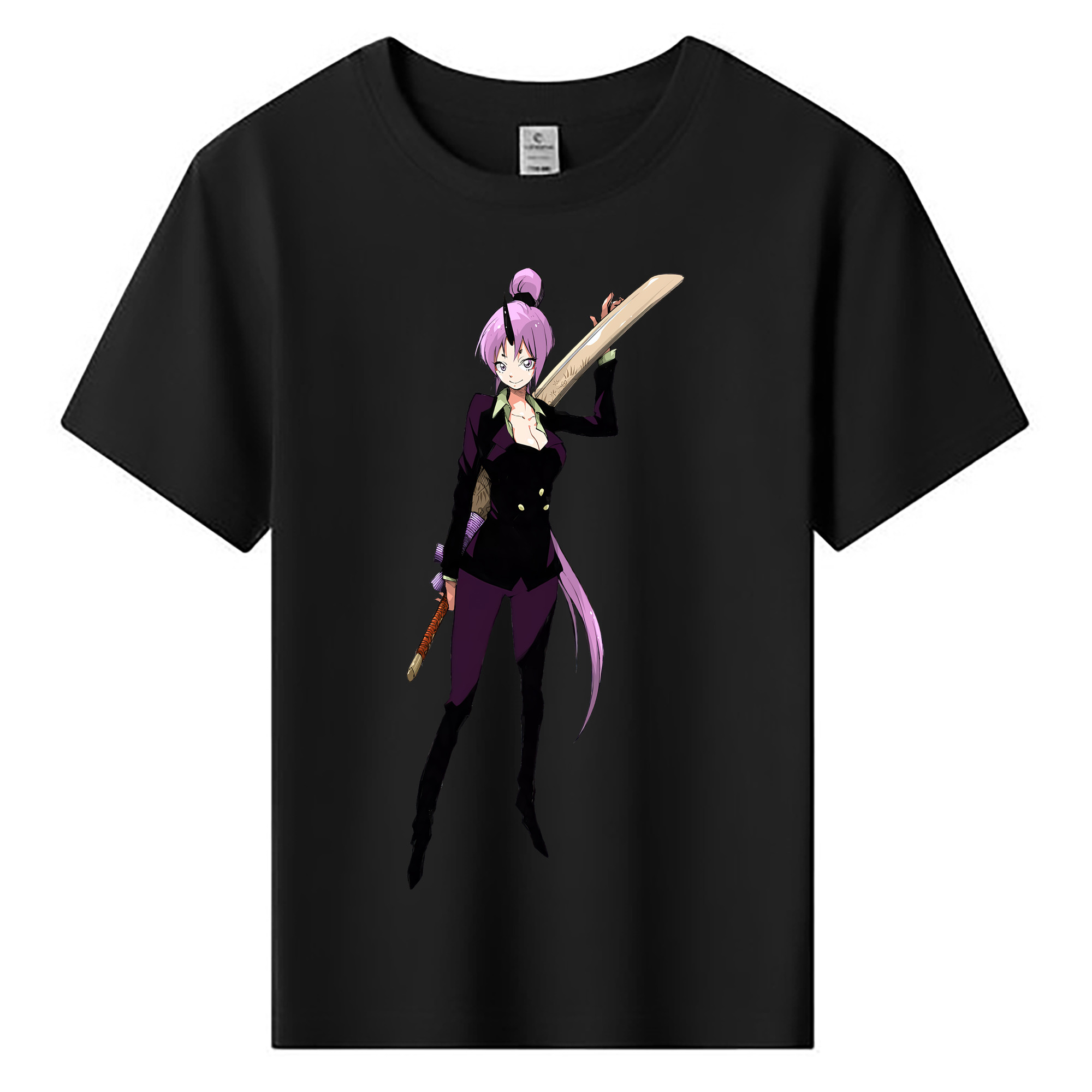 （画像用） 転スラ Regarding Reincarnated to Slime 綿100％キッズTシャツ（フロントプリント）