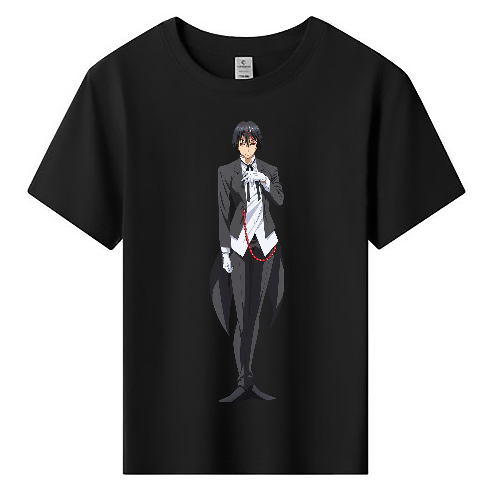 （画像用） 転スラ Regarding Reincarnated to Slime 綿100％キッズTシャツ（フロントプリント）