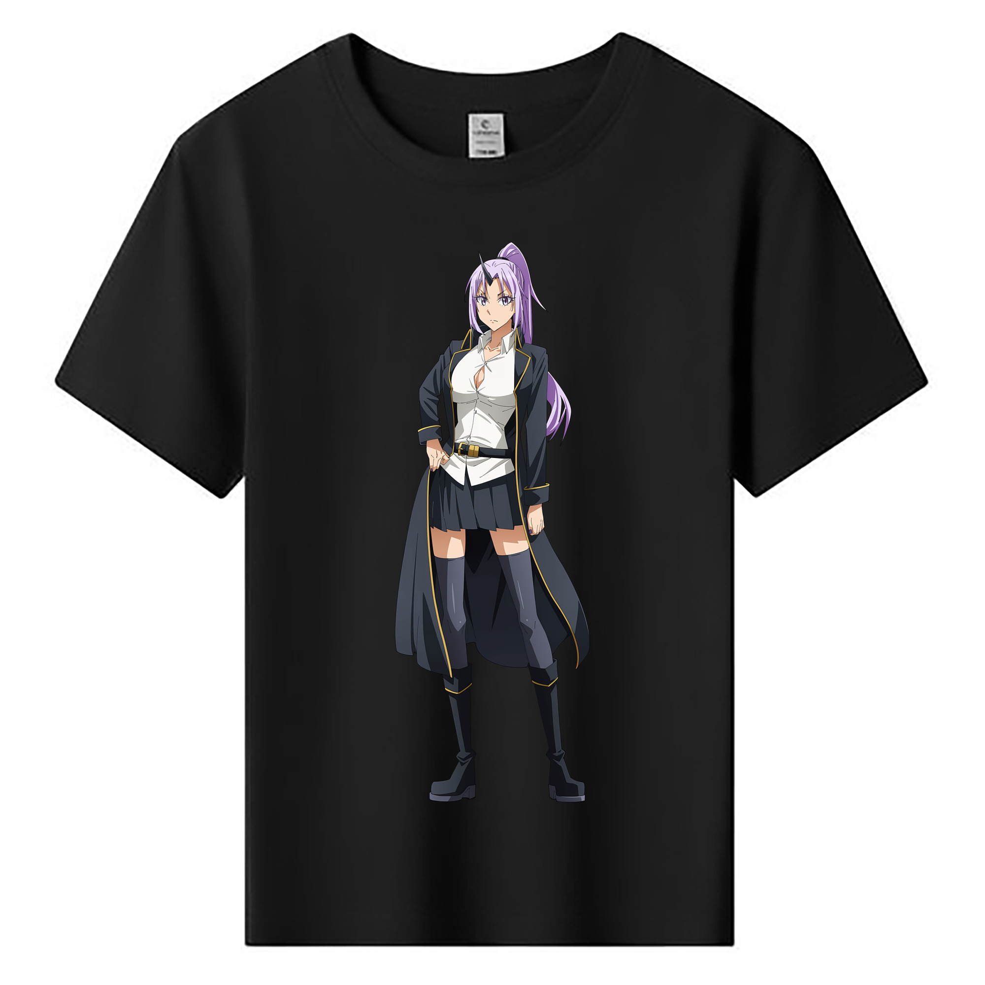 （画像用） 転スラ Regarding Reincarnated to Slime 綿100％キッズTシャツ（フロントプリント）