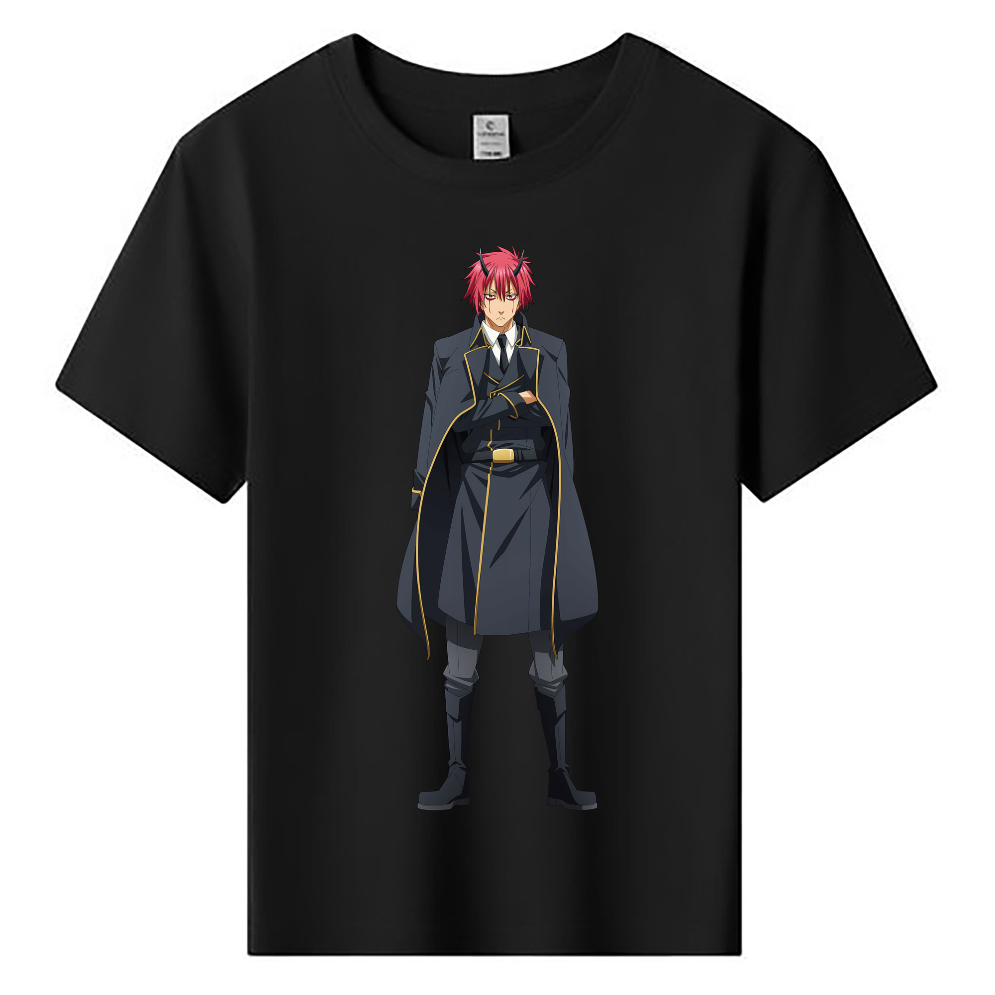 （画像用） 転スラ Regarding Reincarnated to Slime 綿100％キッズTシャツ（フロントプリント）