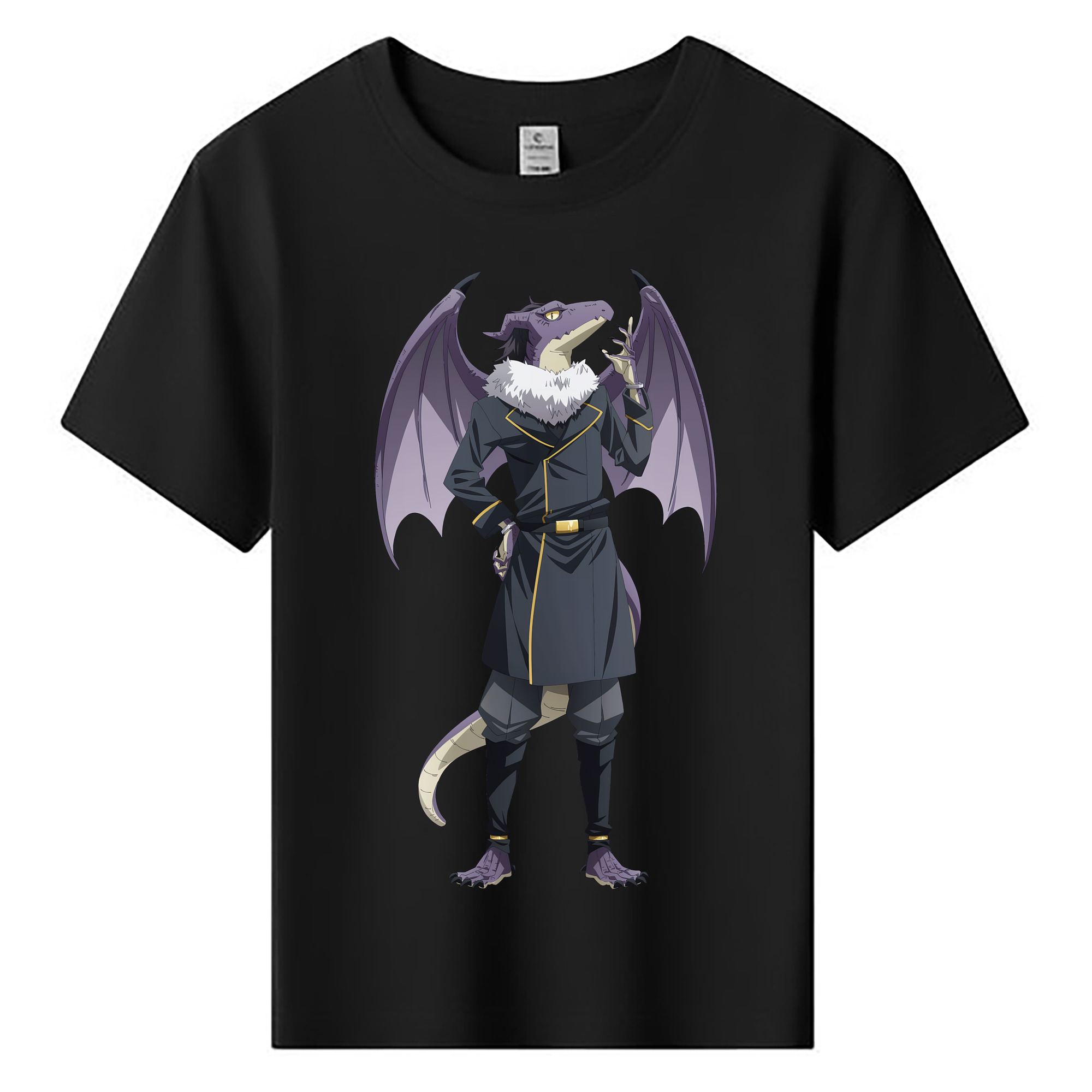 （画像用） 転スラ Regarding Reincarnated to Slime 綿100％キッズTシャツ（フロントプリント）
