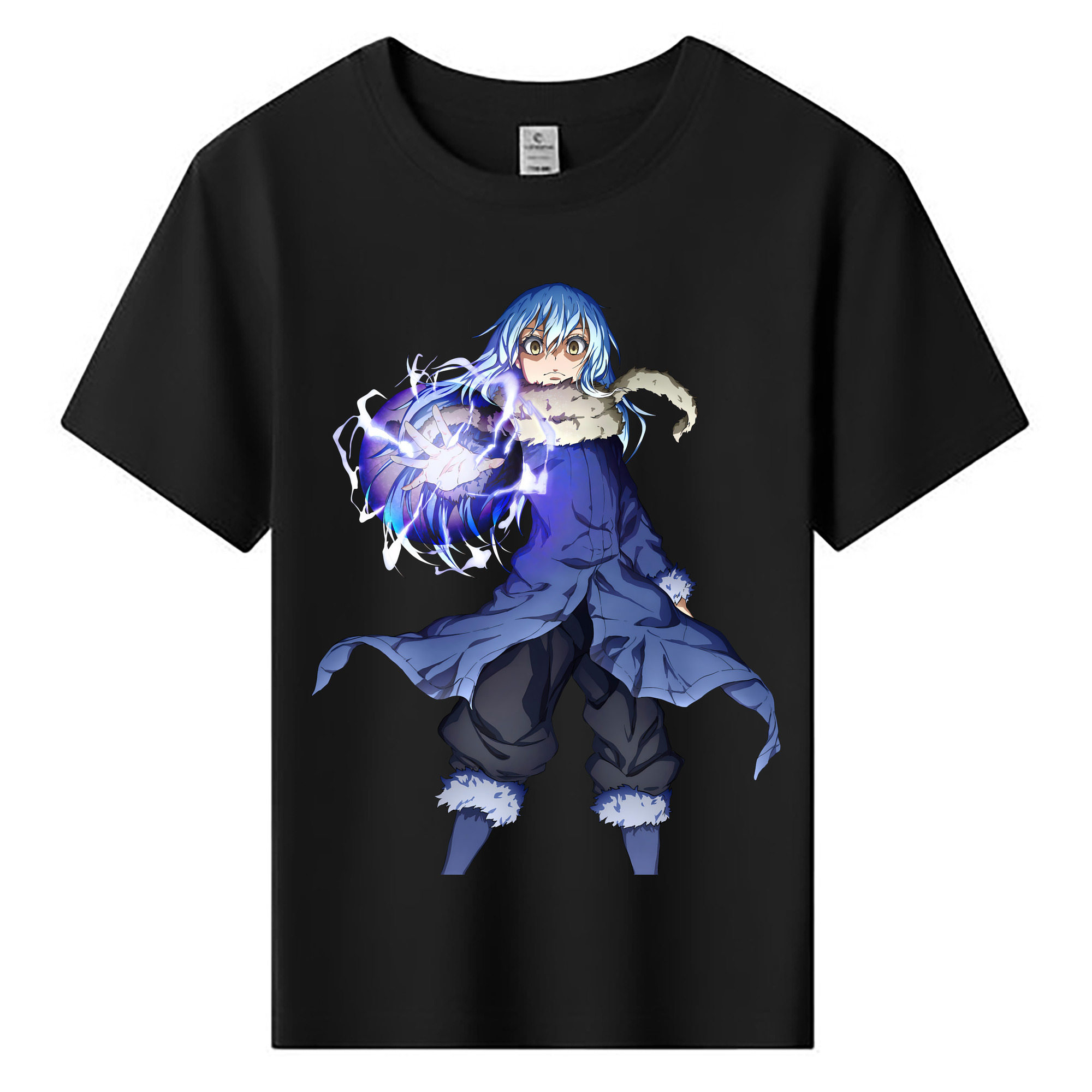 （画像用） 転スラ Regarding Reincarnated to Slime 綿100％キッズTシャツ（フロントプリント）