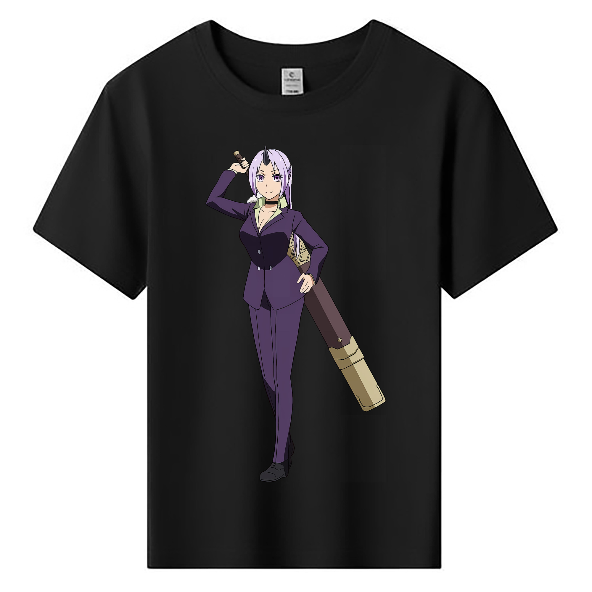 （画像用） 転スラ Regarding Reincarnated to Slime 綿100％キッズTシャツ（フロントプリント）
