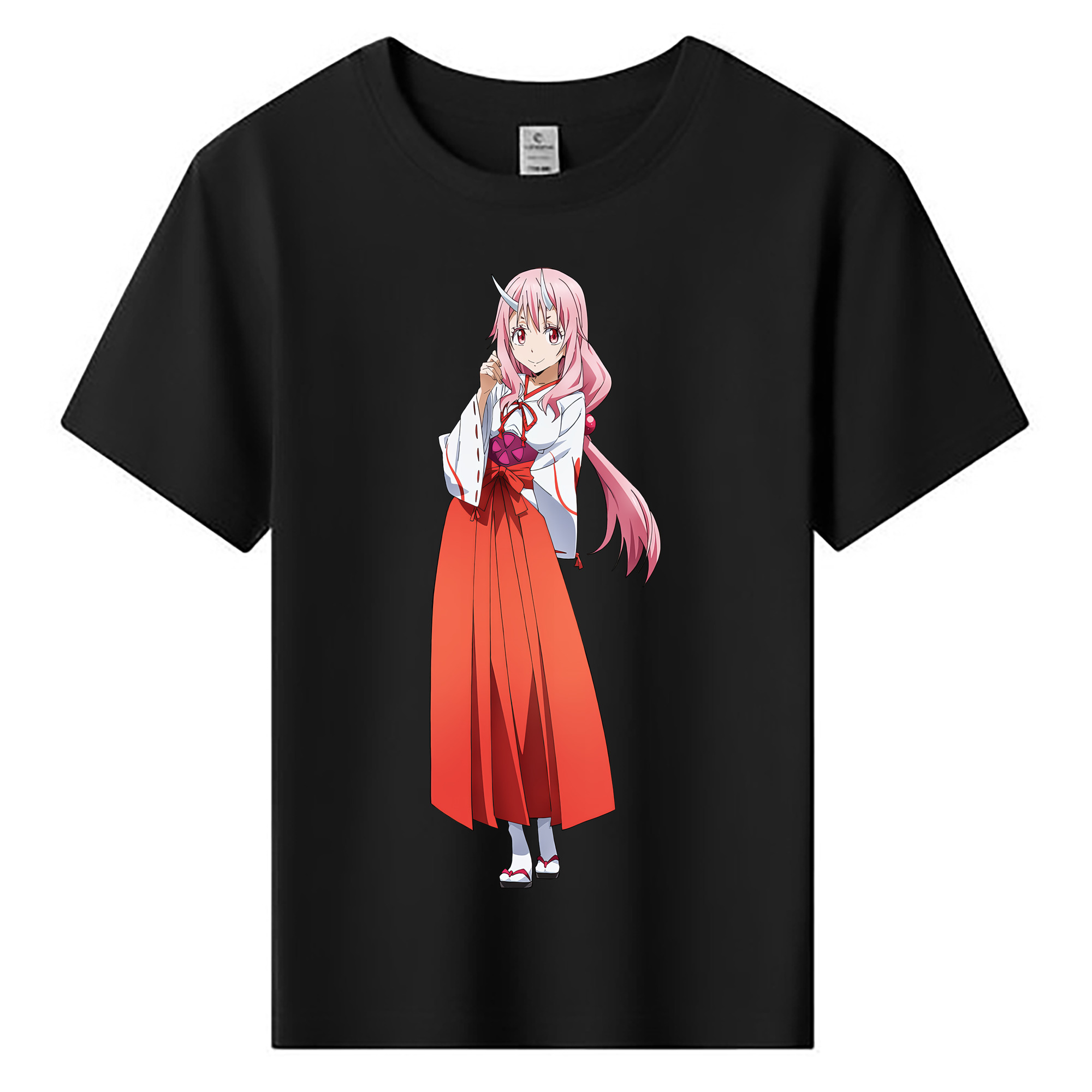 （画像用） 転スラ Regarding Reincarnated to Slime 綿100％キッズTシャツ（フロントプリント）