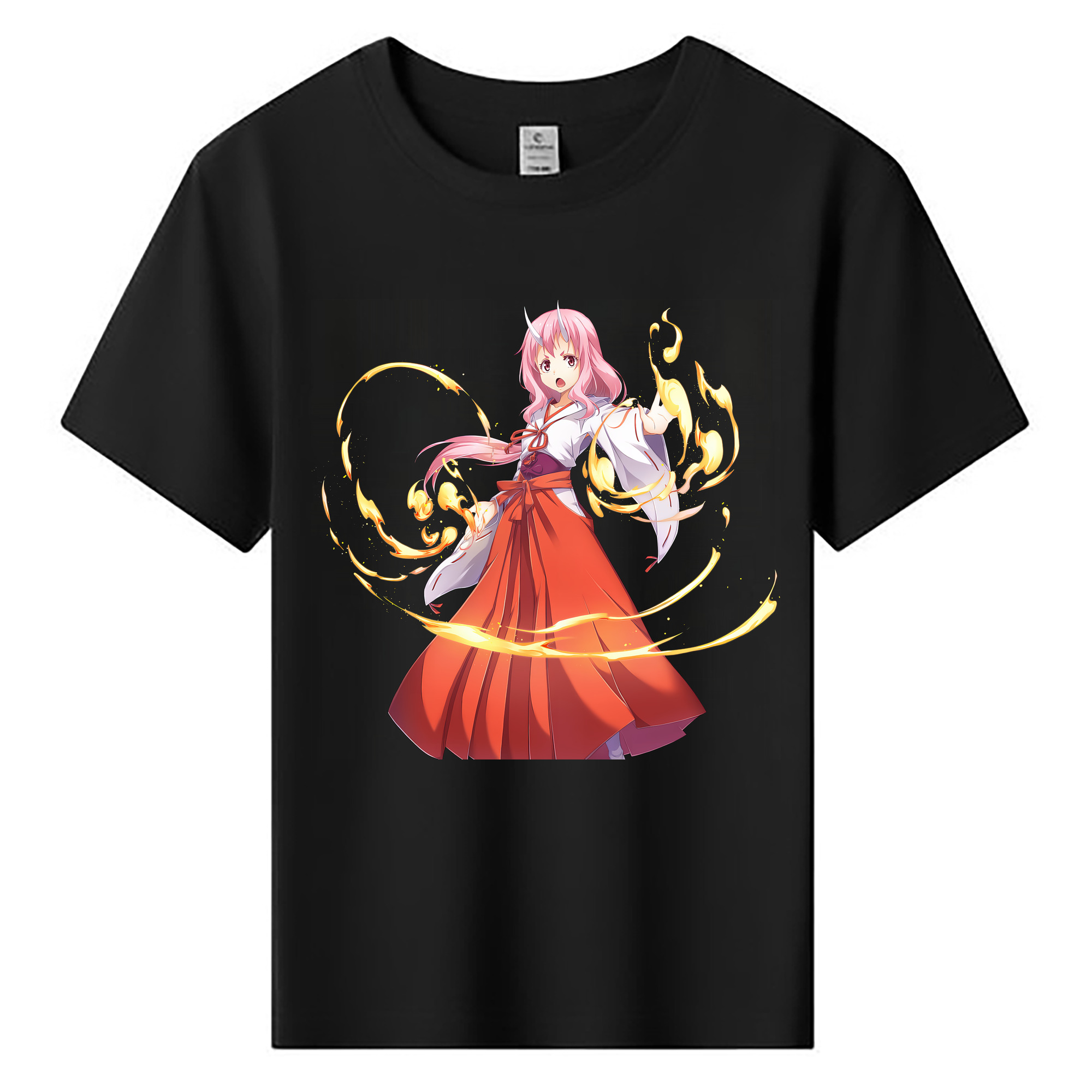 （画像用） 転スラ Regarding Reincarnated to Slime 綿100％キッズTシャツ（フロントプリント）