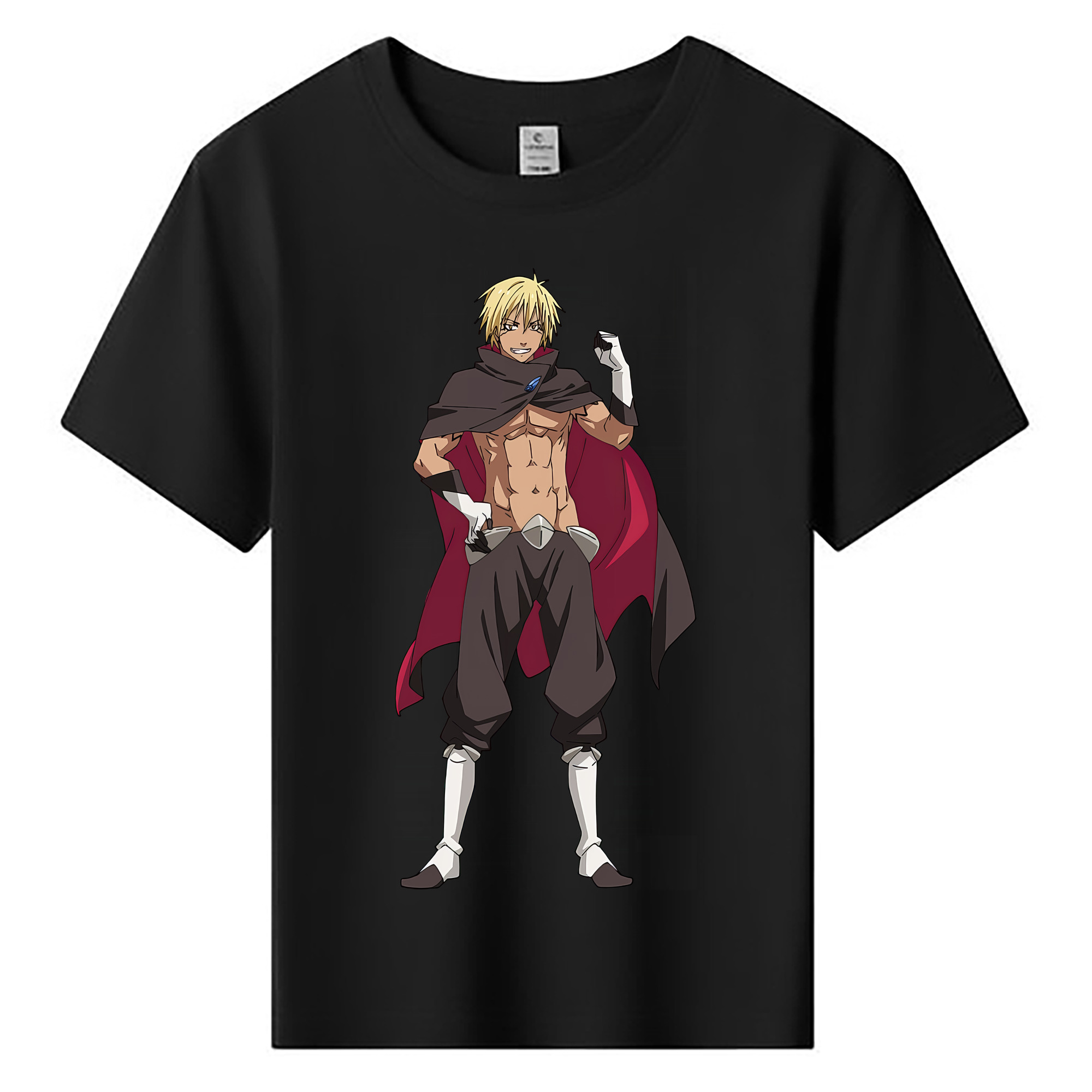 （画像用） 転スラ Regarding Reincarnated to Slime 綿100％キッズTシャツ（フロントプリント）