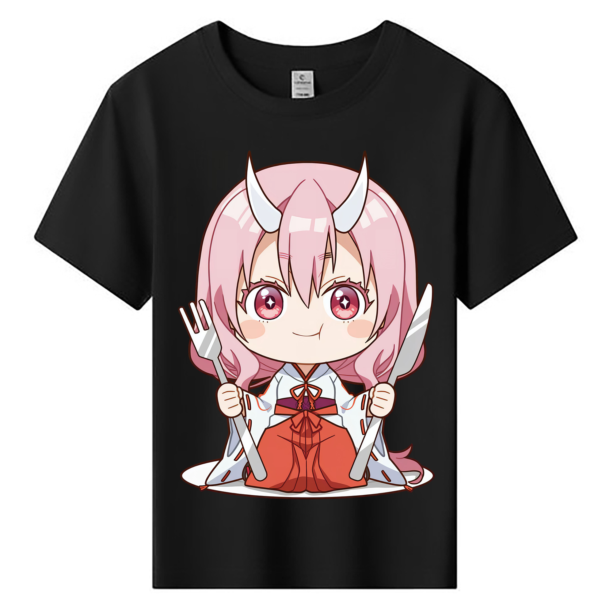 （画像用） 転スラ Regarding Reincarnated to Slime 綿100％キッズTシャツ（フロントプリント）