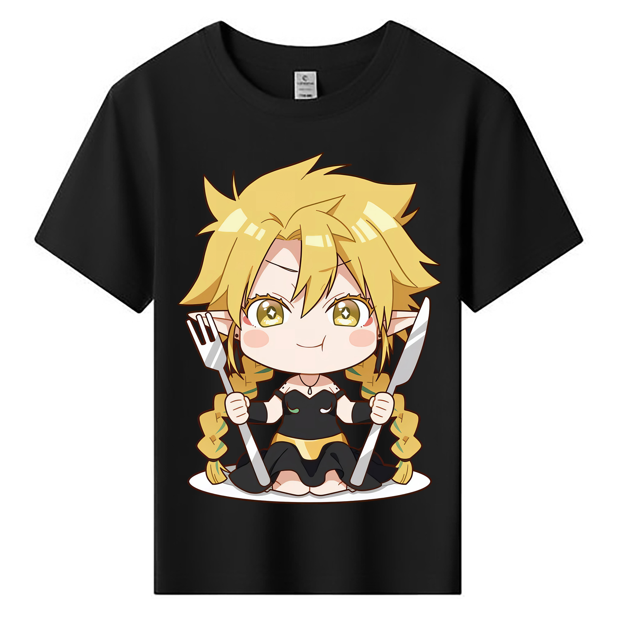 （画像用） 転スラ Regarding Reincarnated to Slime 綿100％キッズTシャツ（フロントプリント）