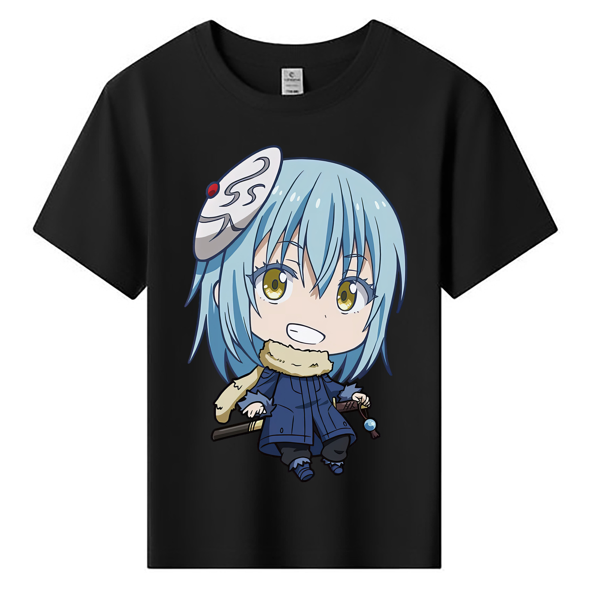 （画像用） 転スラ Regarding Reincarnated to Slime 綿100％キッズTシャツ（フロントプリント）