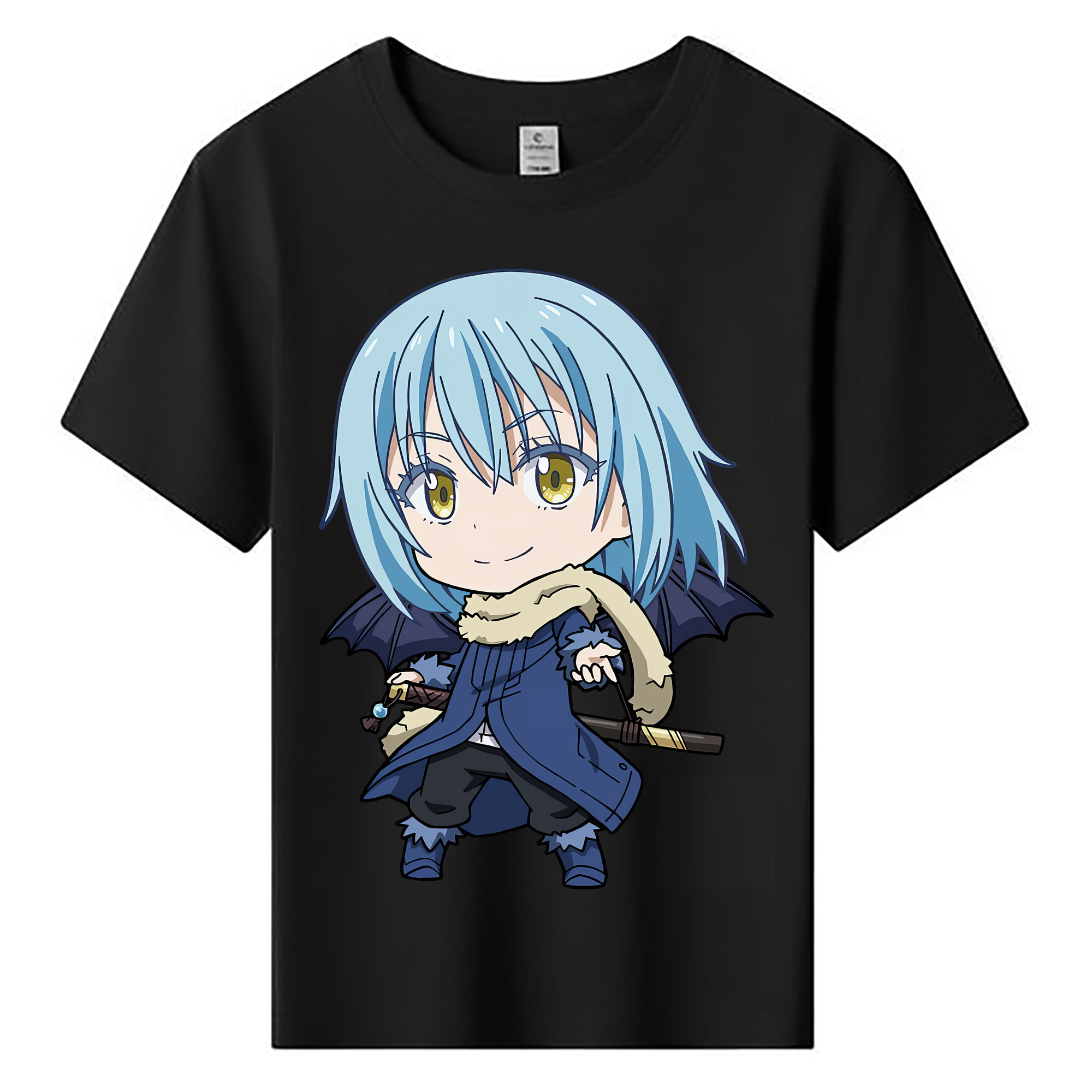 （画像用） 転スラ Regarding Reincarnated to Slime 綿100％キッズTシャツ（フロントプリント）