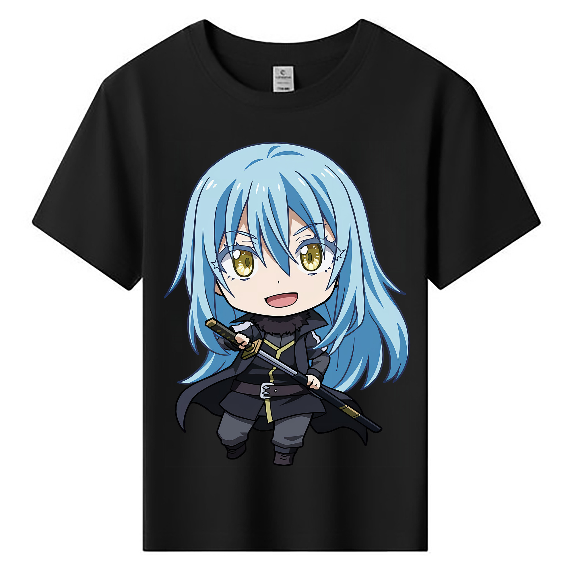 （画像用） 転スラ Regarding Reincarnated to Slime 綿100％キッズTシャツ（フロントプリント）