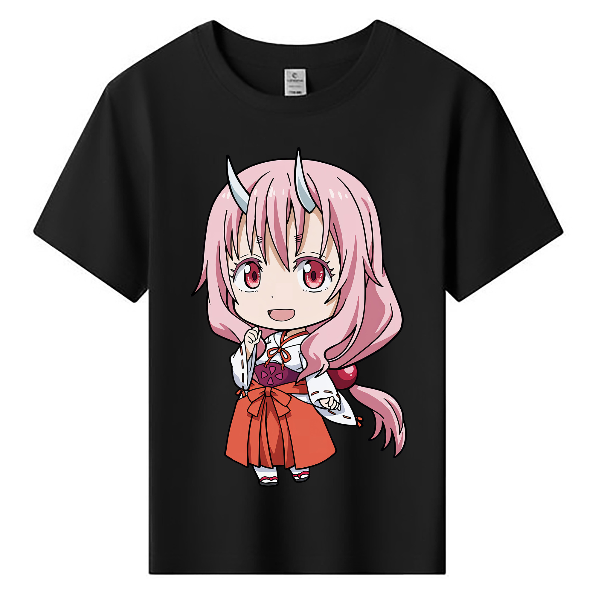 （画像用） 転スラ Regarding Reincarnated to Slime 綿100％キッズTシャツ（フロントプリント）