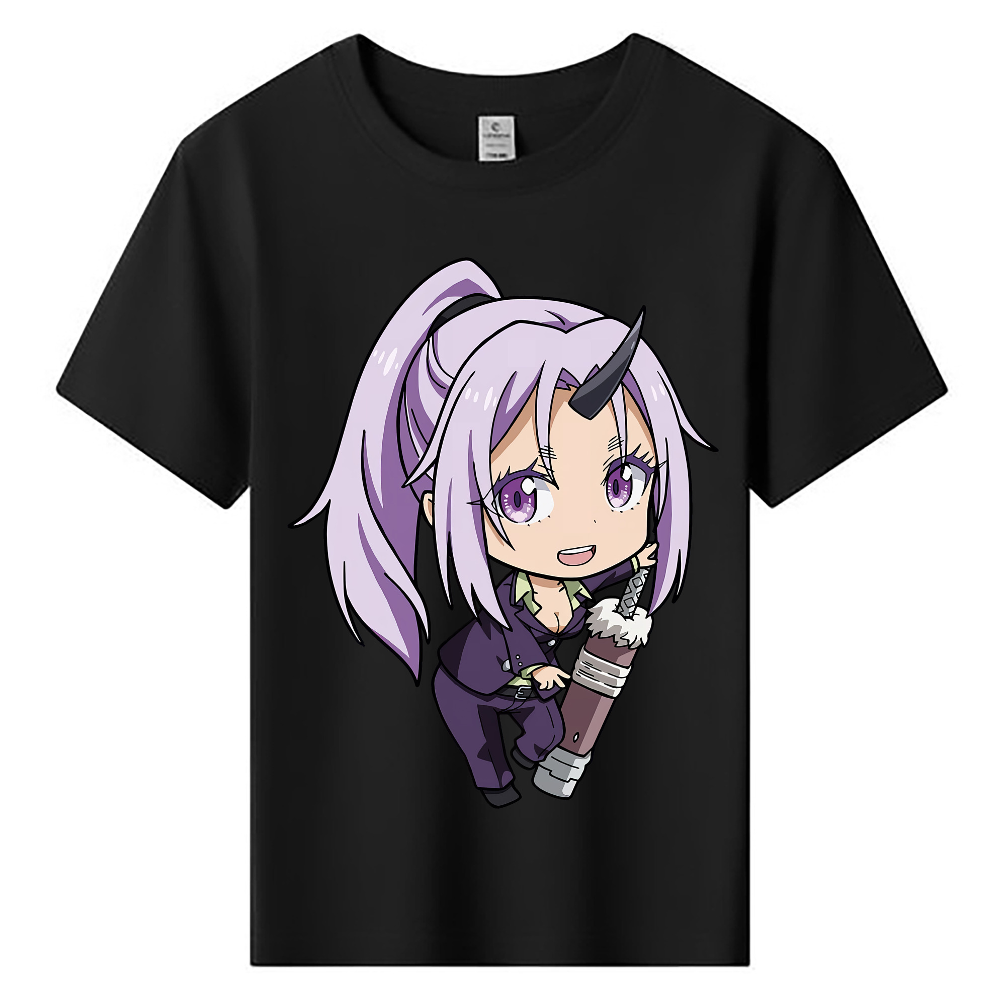 （画像用） 転スラ Regarding Reincarnated to Slime 綿100％キッズTシャツ（フロントプリント）