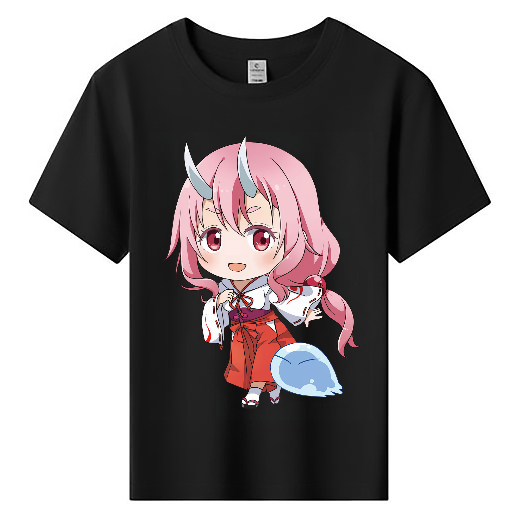 （画像用） 転スラ Regarding Reincarnated to Slime 綿100％キッズTシャツ（フロントプリント）