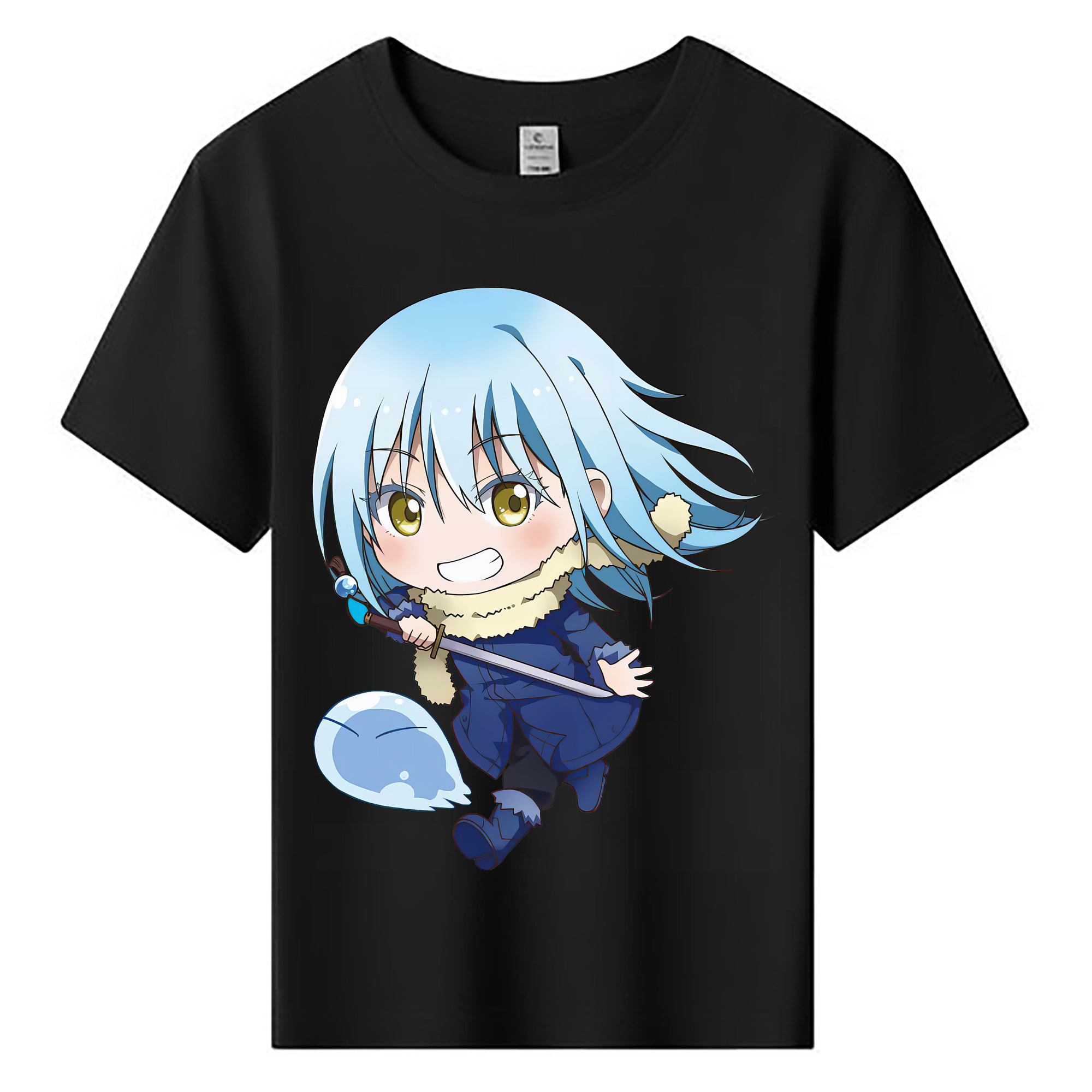 （画像用） 転スラ Regarding Reincarnated to Slime 綿100％キッズTシャツ（フロントプリント）