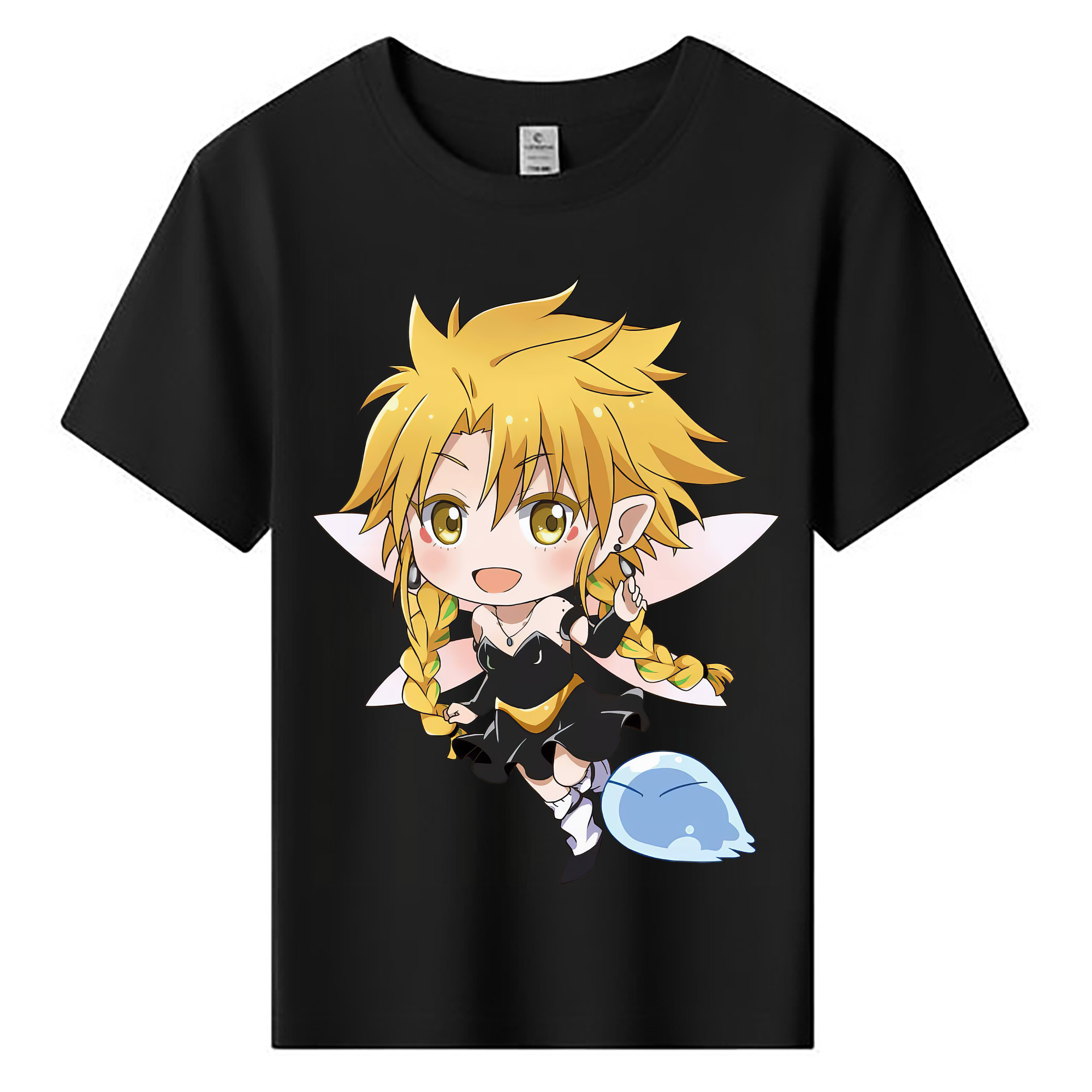 （画像用） 転スラ Regarding Reincarnated to Slime 綿100％キッズTシャツ（フロントプリント）