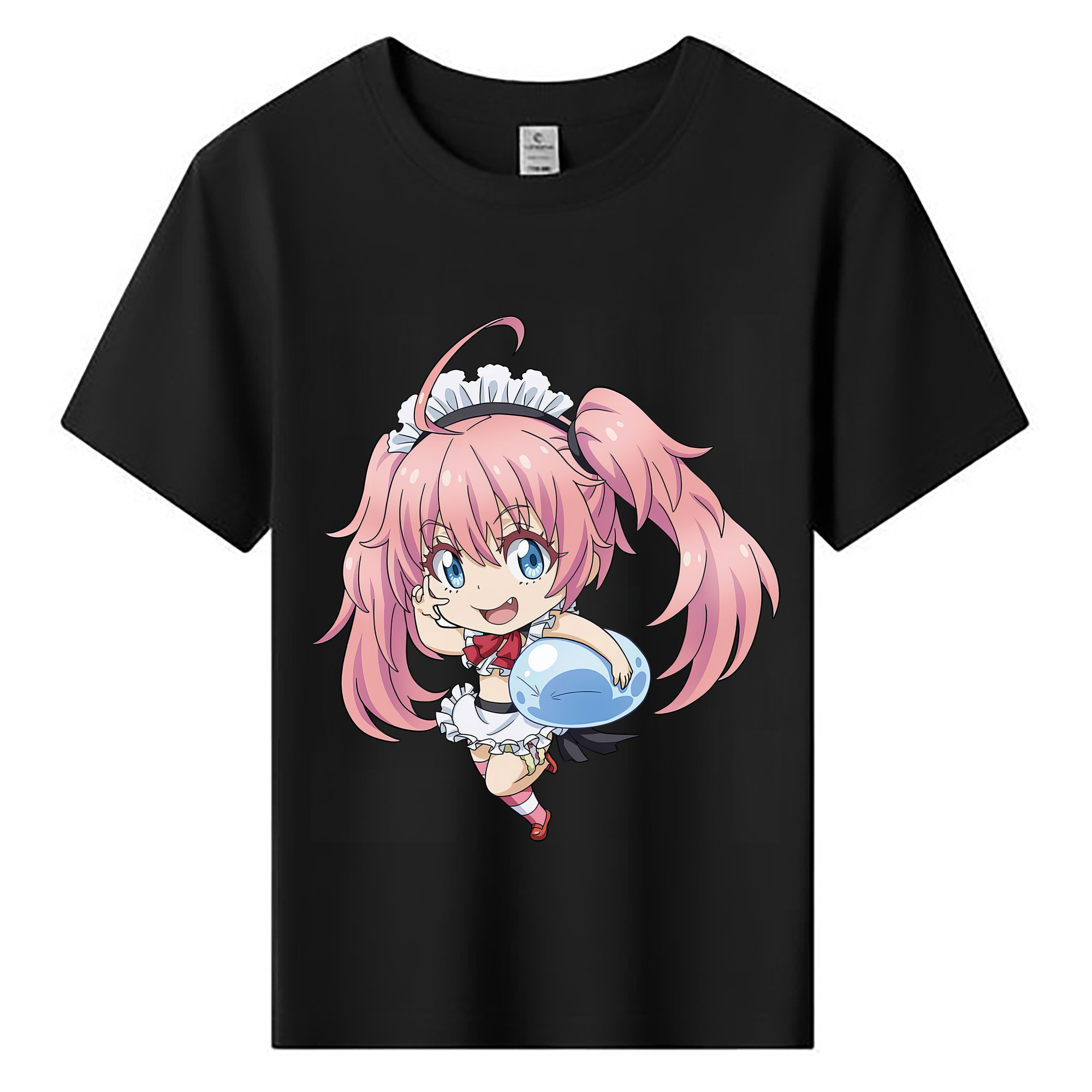 （画像用） 転スラ Regarding Reincarnated to Slime 綿100％キッズTシャツ（フロントプリント）