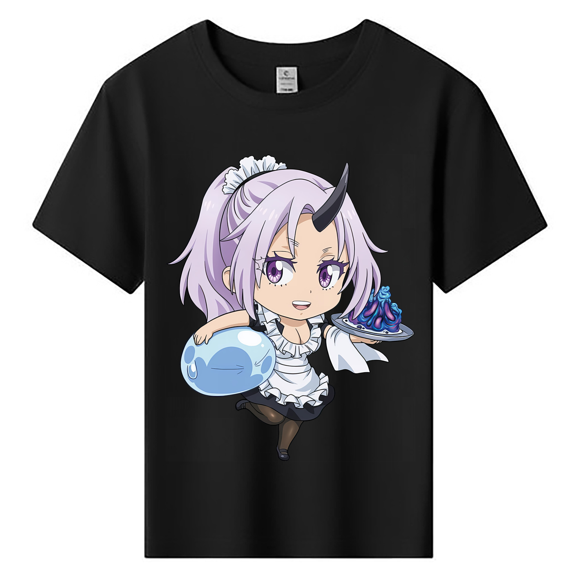 （画像用） 転スラ Regarding Reincarnated to Slime 綿100％キッズTシャツ（フロントプリント）