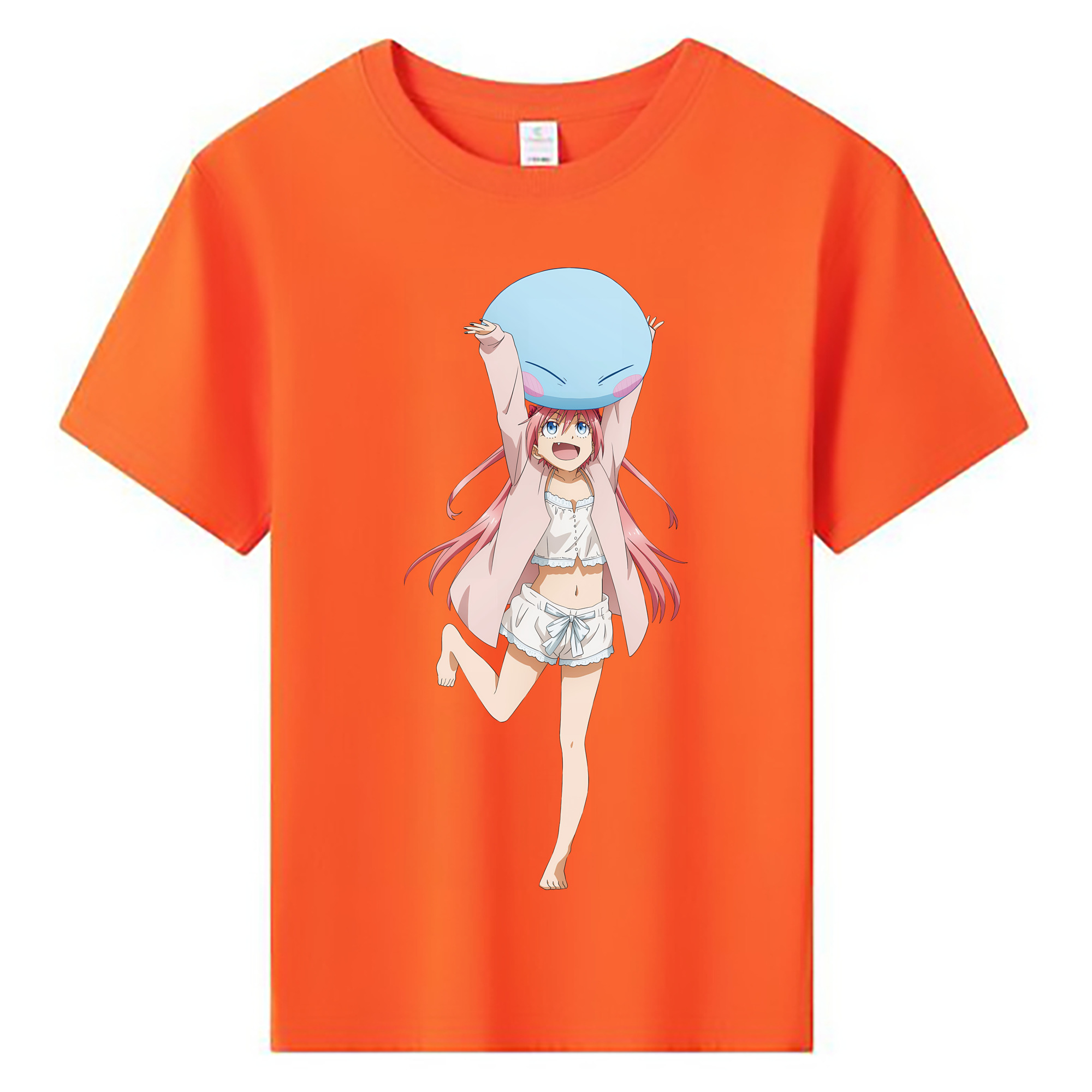 （画像用） 転スラ Regarding Reincarnated to Slime 綿100％キッズTシャツ（フロントプリント）