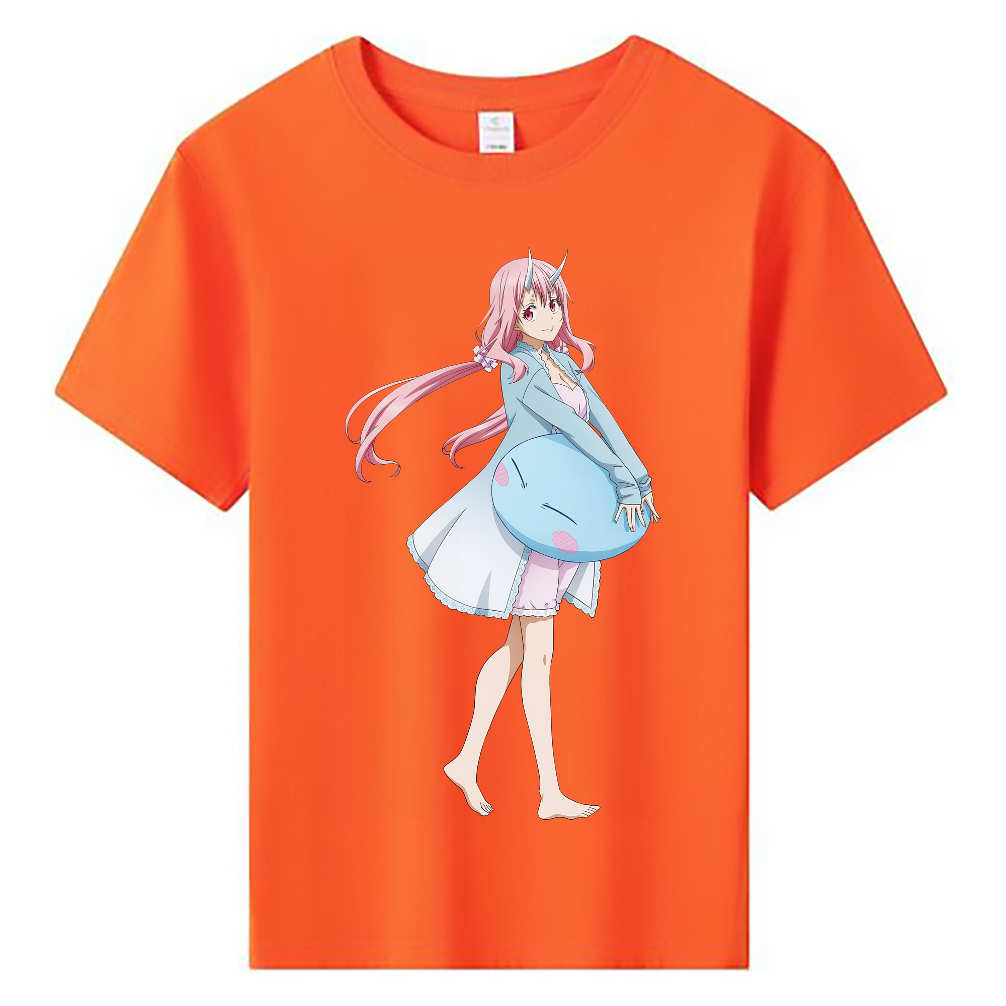 （画像用） 転スラ Regarding Reincarnated to Slime 綿100％キッズTシャツ（フロントプリント）