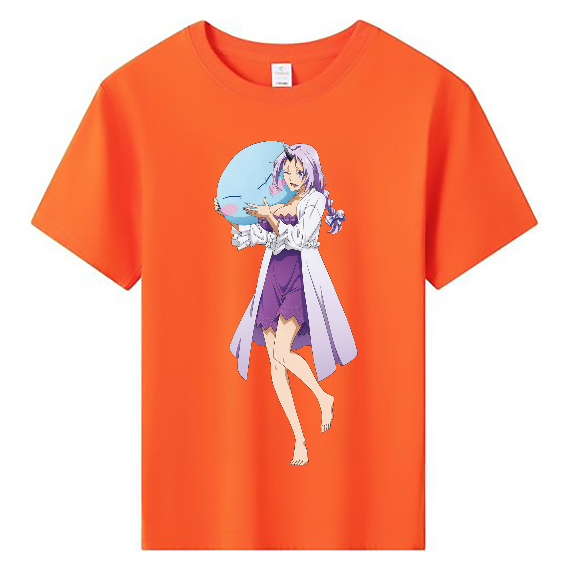 （画像用） 転スラ Regarding Reincarnated to Slime 綿100％キッズTシャツ（フロントプリント）