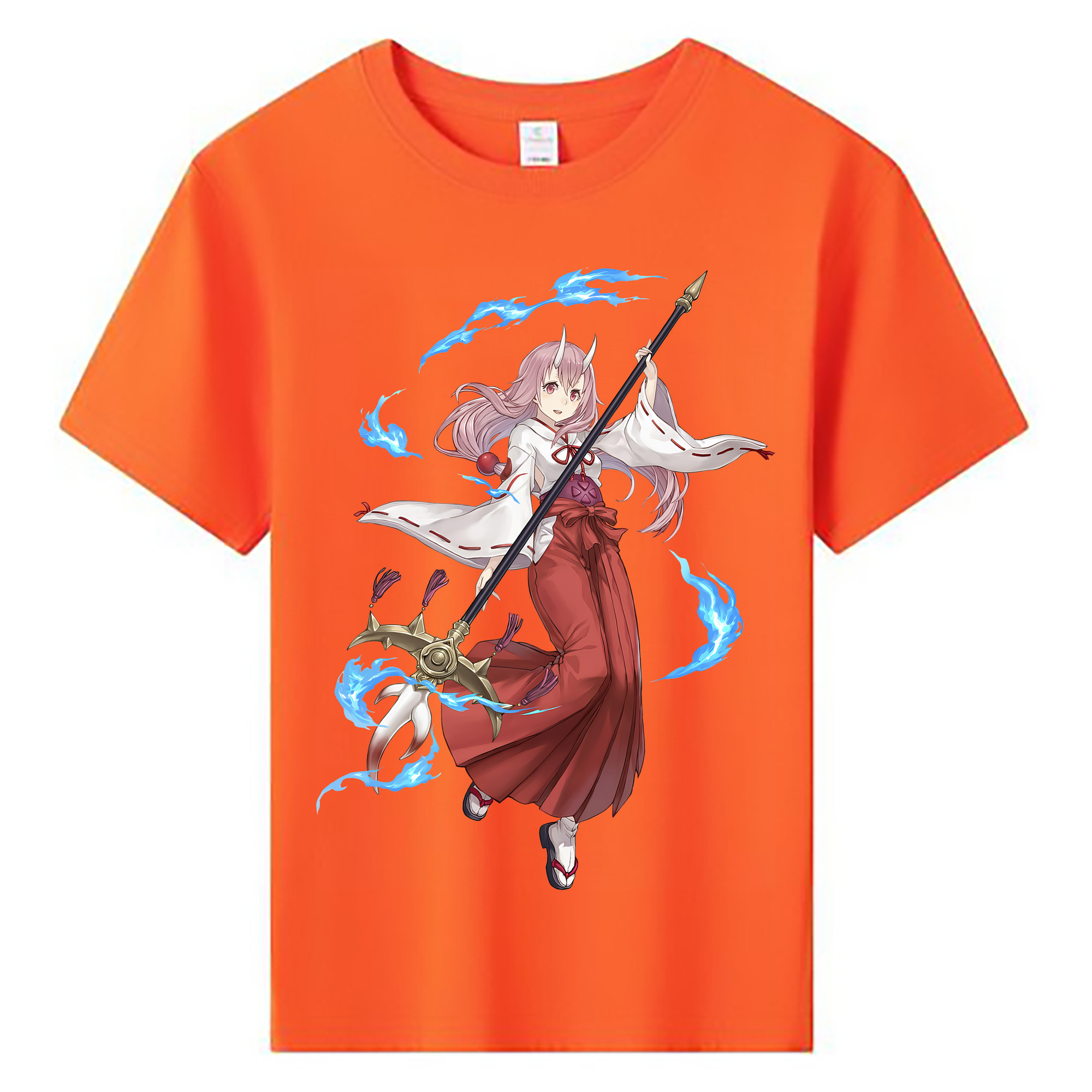 （画像用） 転スラ Regarding Reincarnated to Slime 綿100％キッズTシャツ（フロントプリント）