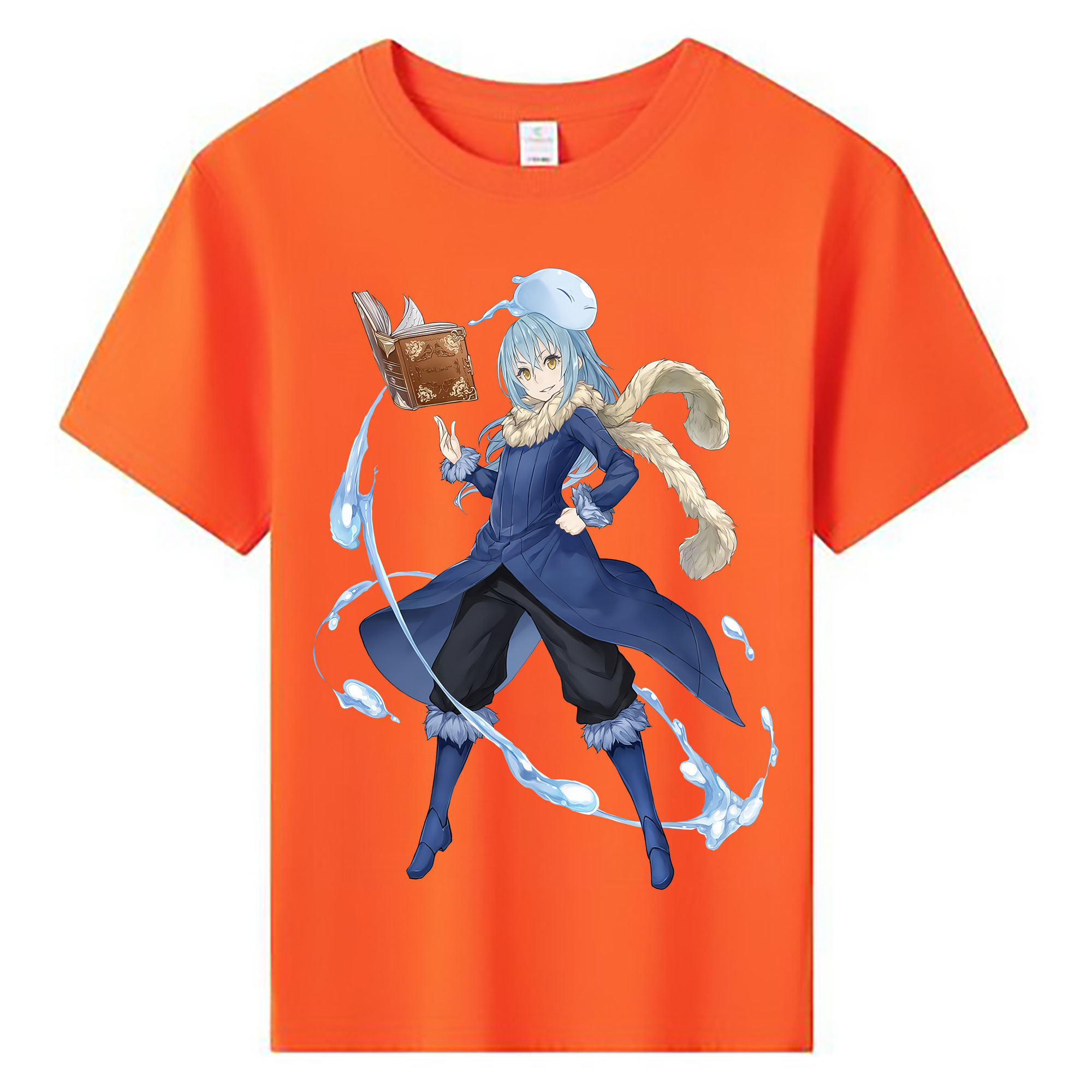 （画像用） 転スラ Regarding Reincarnated to Slime 綿100％キッズTシャツ（フロントプリント）