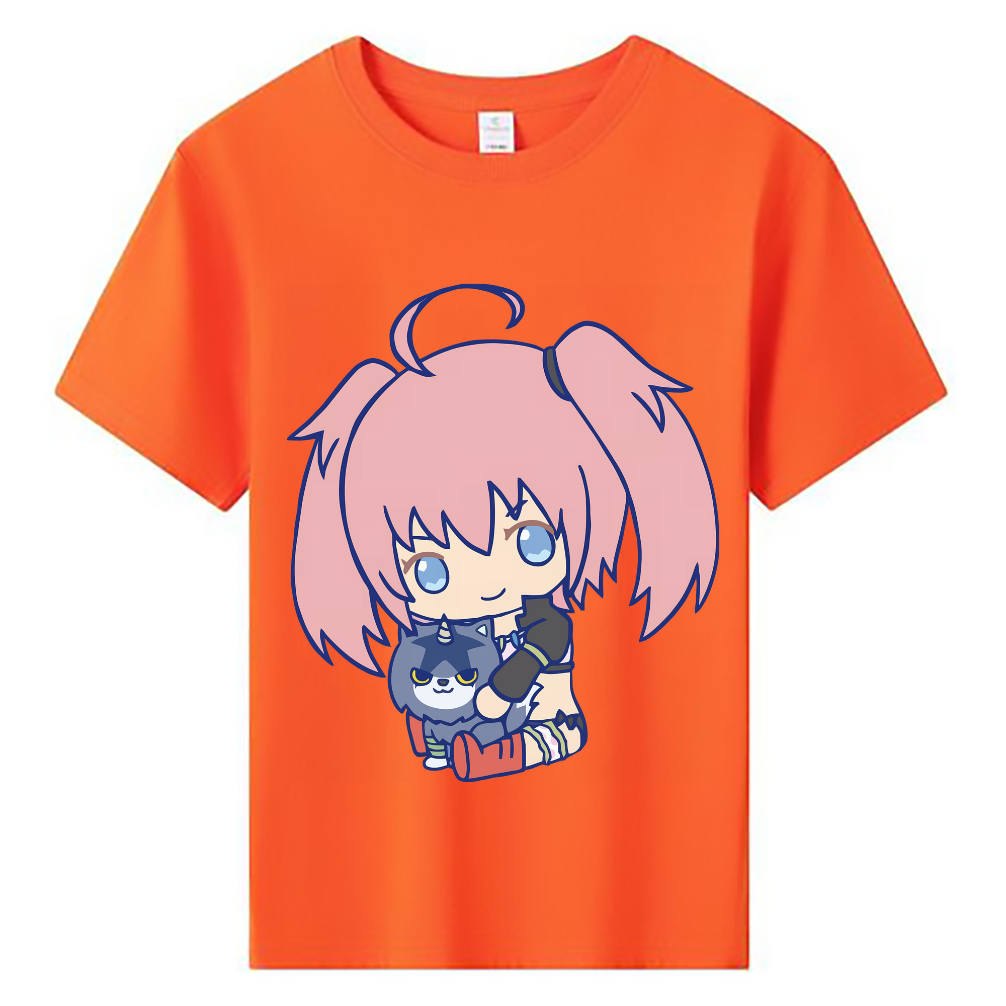 （画像用） 転スラ Regarding Reincarnated to Slime 綿100％キッズTシャツ（フロントプリント）