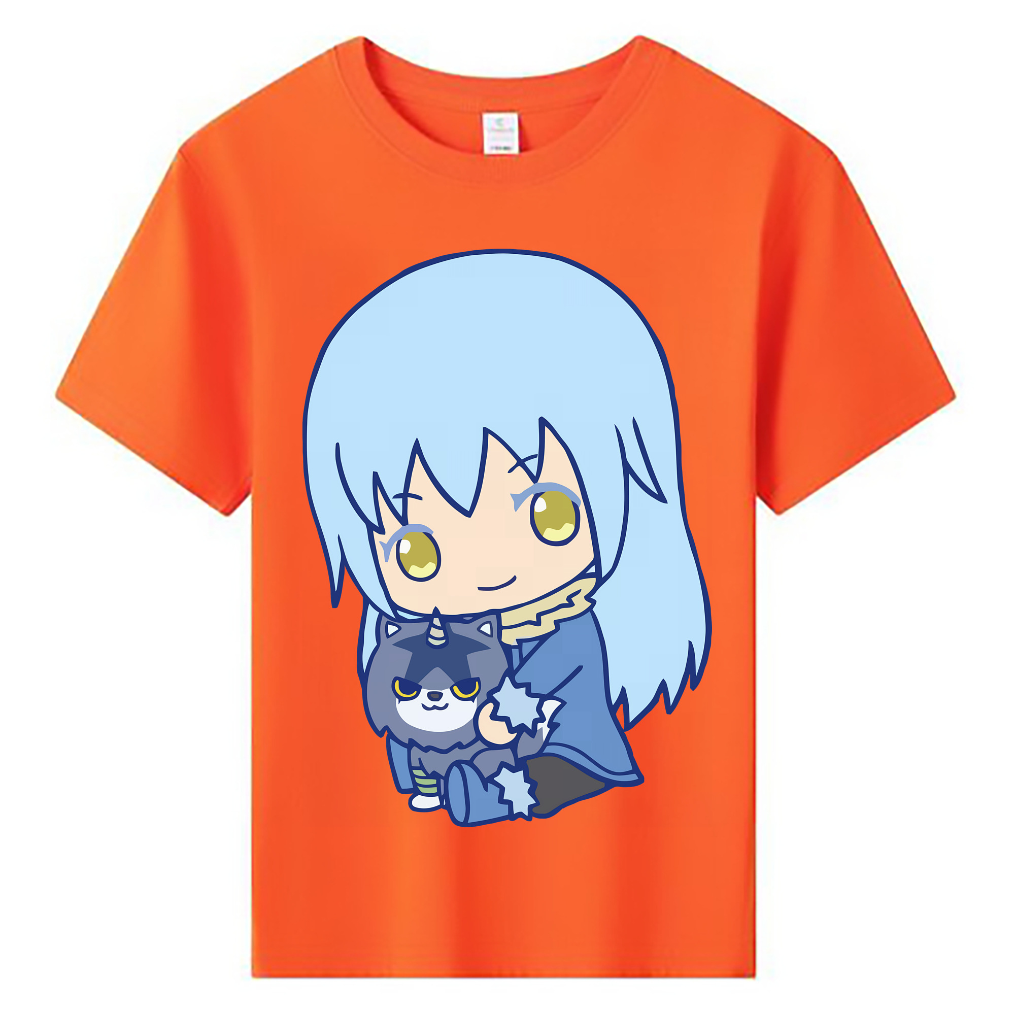（画像用） 転スラ Regarding Reincarnated to Slime 綿100％キッズTシャツ（フロントプリント）