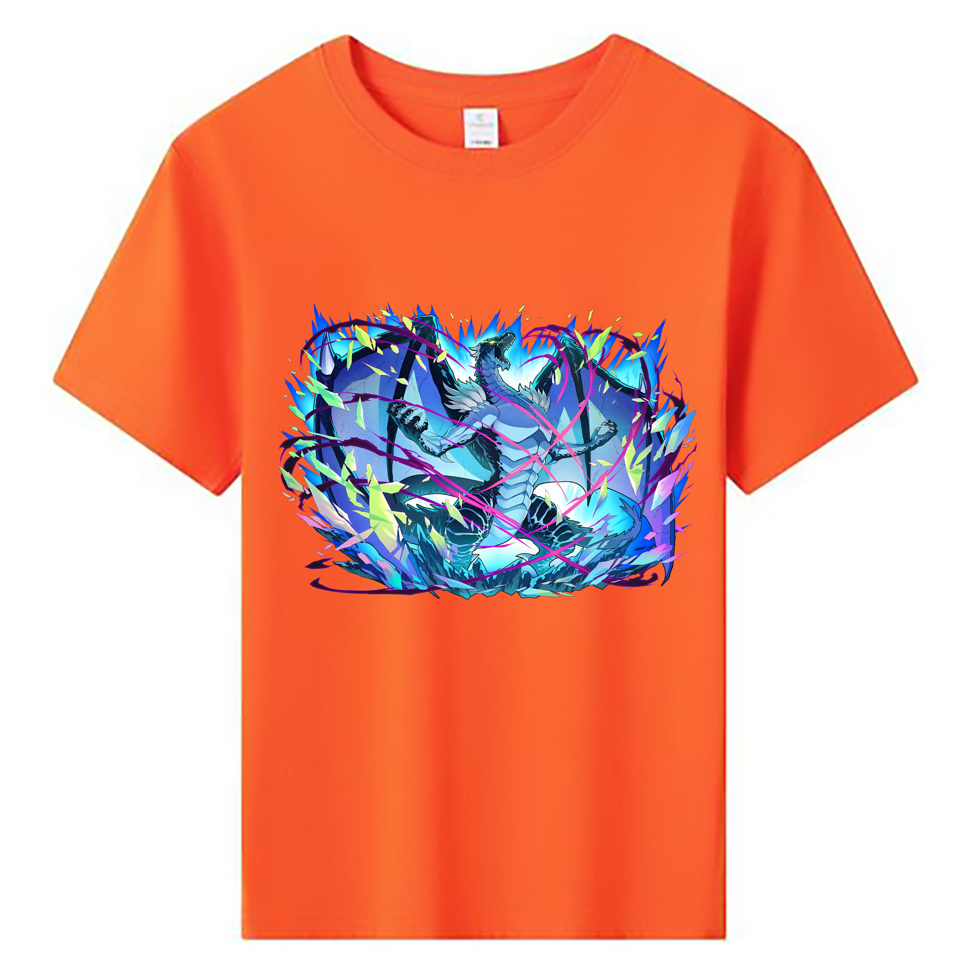 （画像用） 転スラ Regarding Reincarnated to Slime 綿100％キッズTシャツ（フロントプリント）