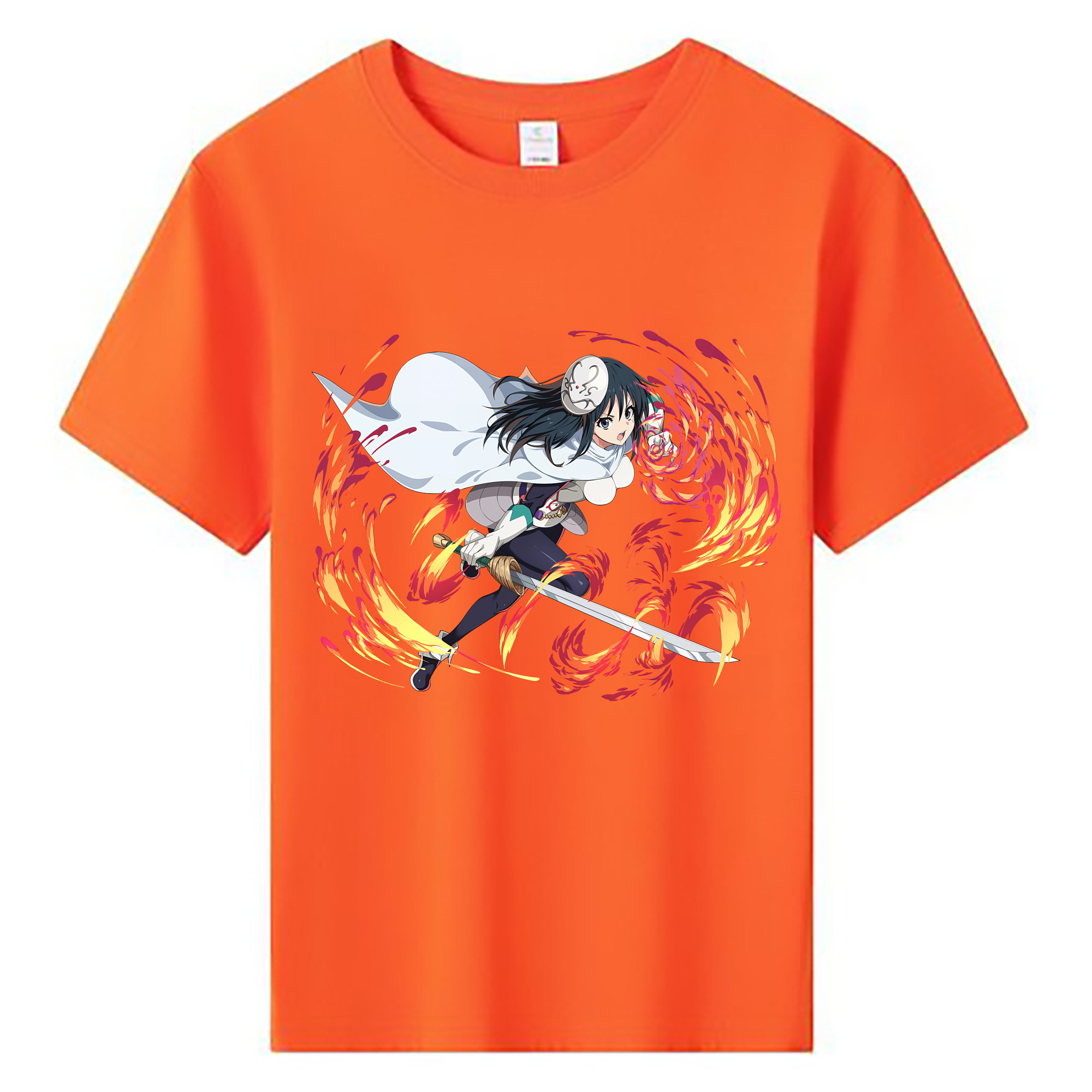 （画像用） 転スラ Regarding Reincarnated to Slime 綿100％キッズTシャツ（フロントプリント）