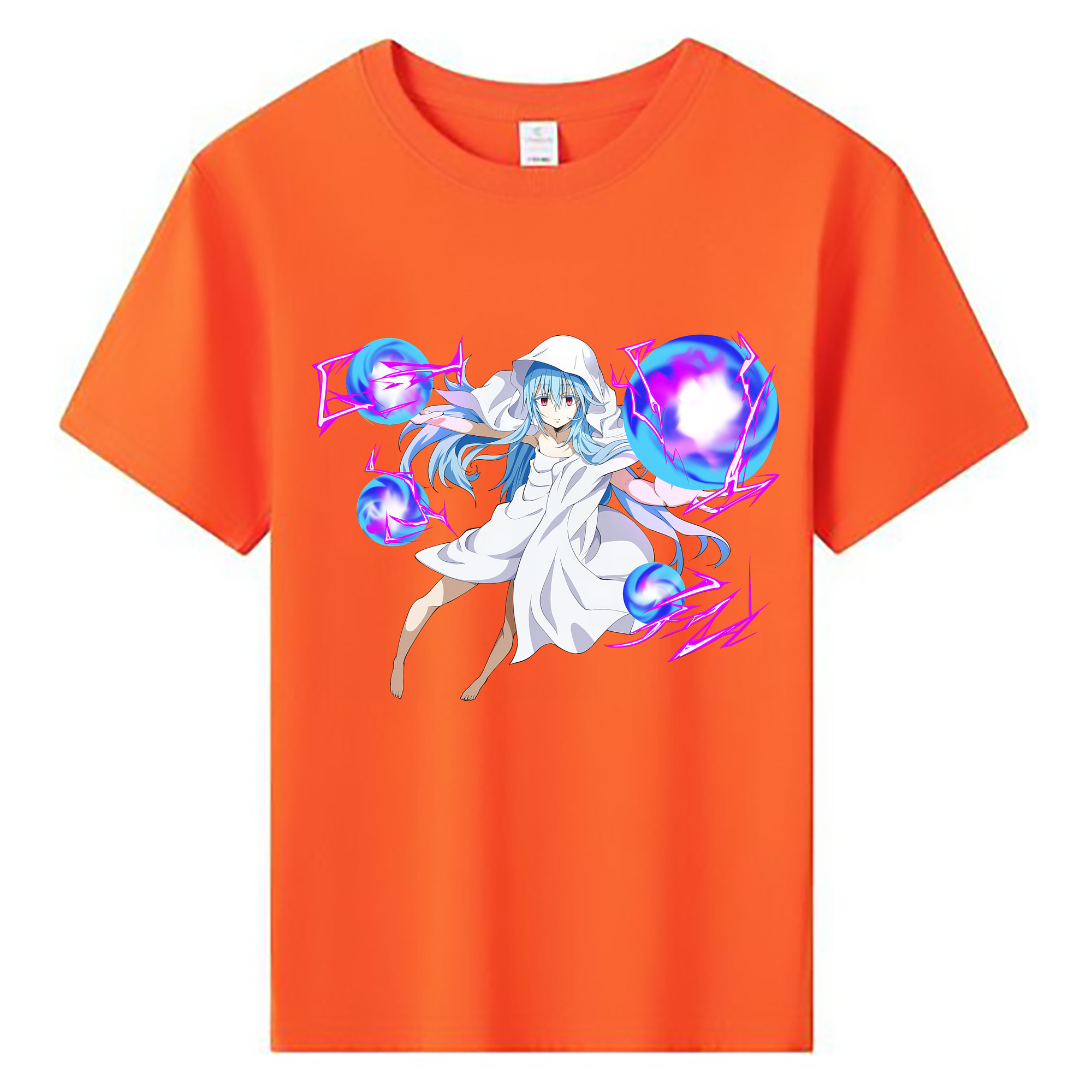 （画像用） 転スラ Regarding Reincarnated to Slime 綿100％キッズTシャツ（フロントプリント）