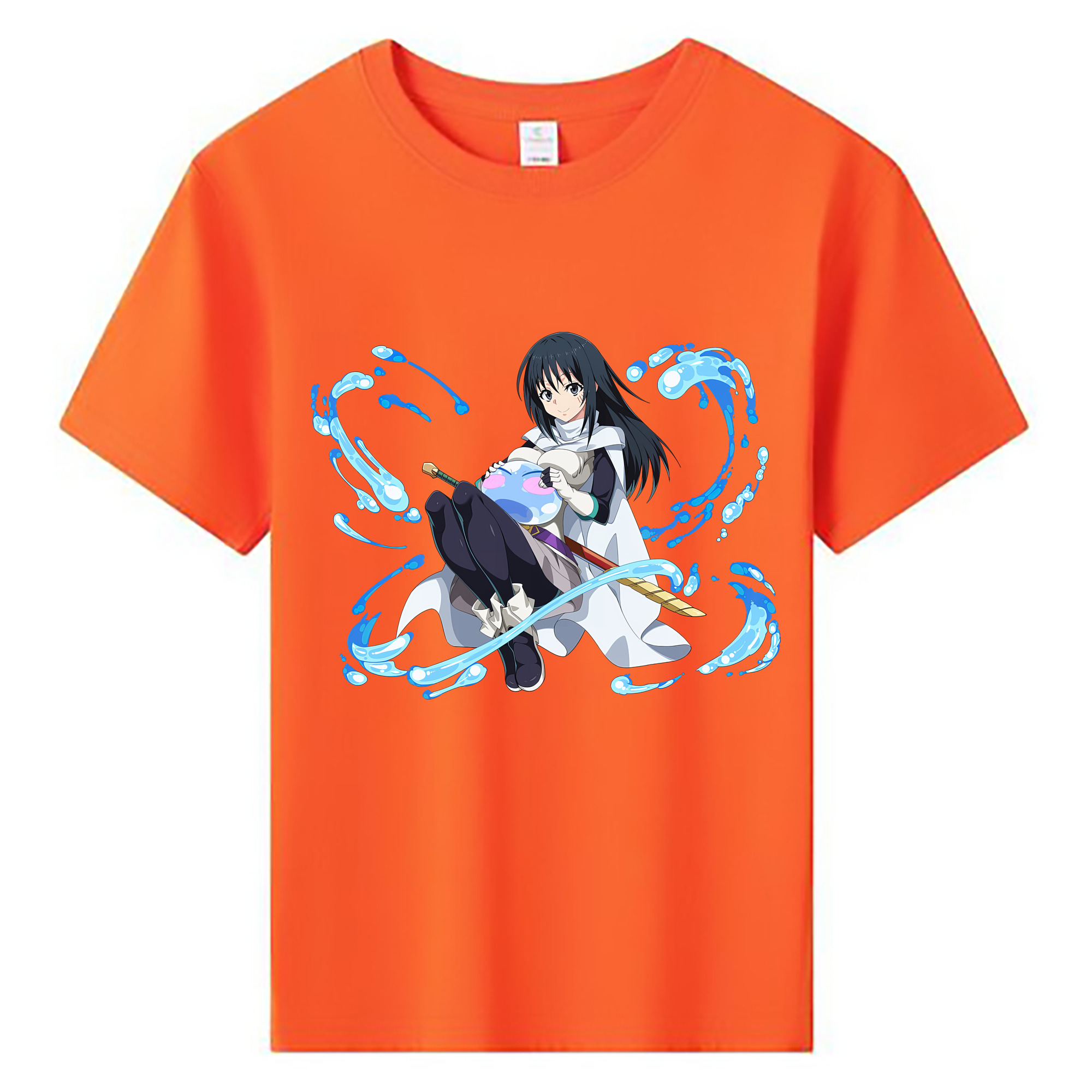 （画像用） 転スラ Regarding Reincarnated to Slime 綿100％キッズTシャツ（フロントプリント）