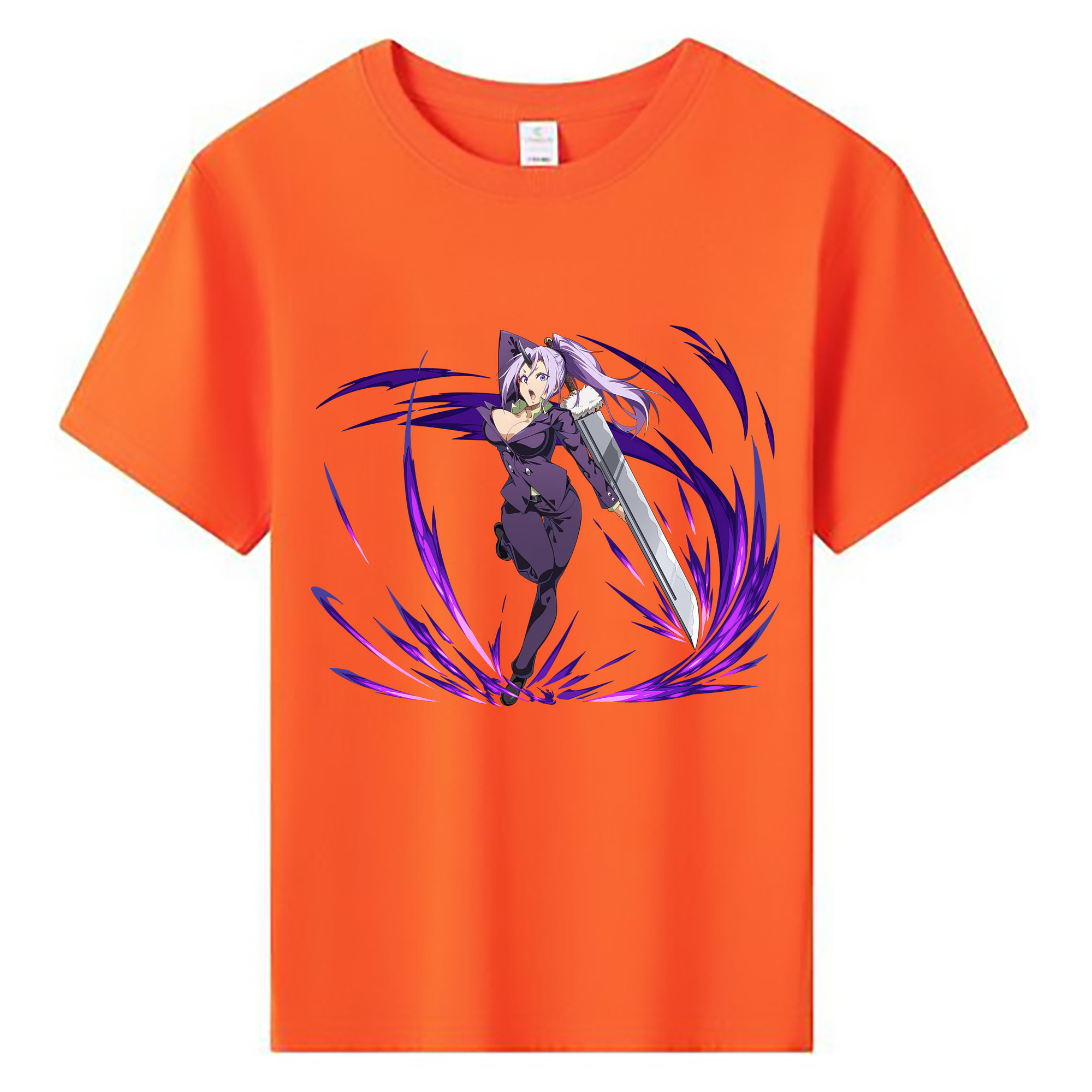 （画像用） 転スラ Regarding Reincarnated to Slime 綿100％キッズTシャツ（フロントプリント）