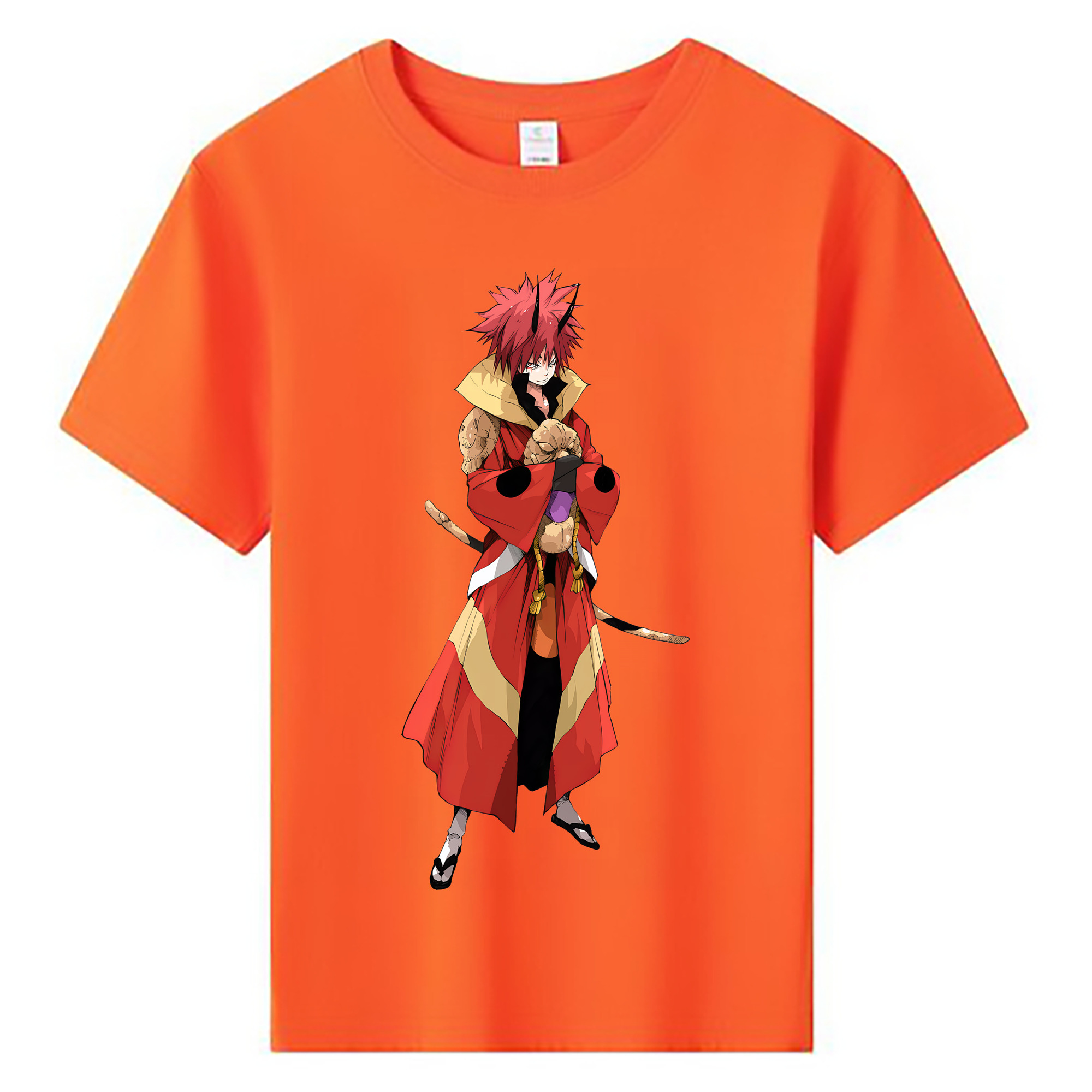 （画像用） 転スラ Regarding Reincarnated to Slime 綿100％キッズTシャツ（フロントプリント）