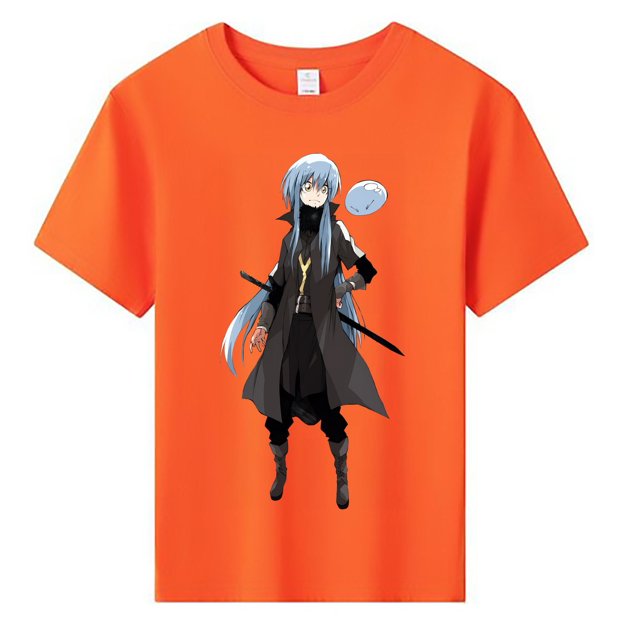 （画像用） 転スラ Regarding Reincarnated to Slime 綿100％キッズTシャツ（フロントプリント）