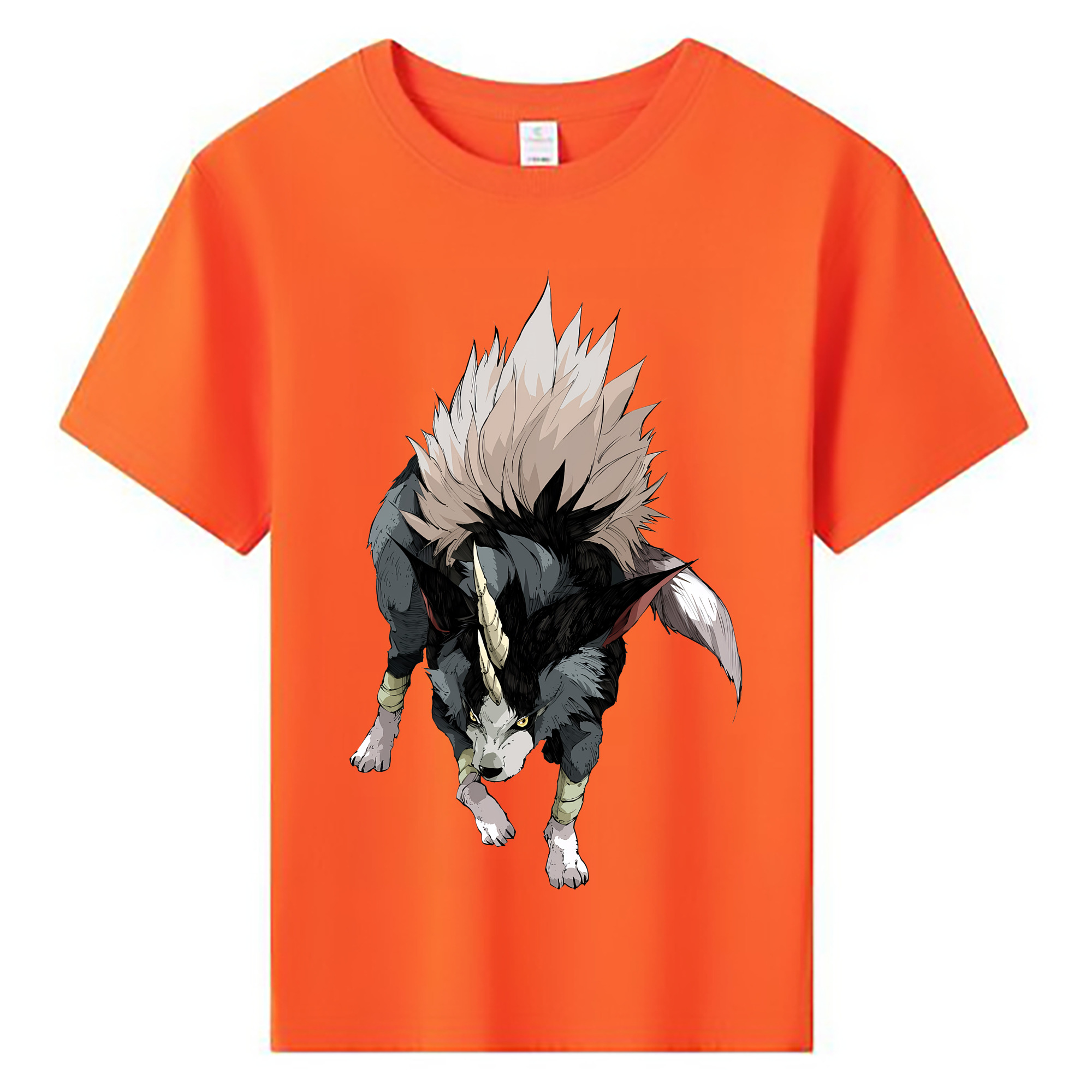 （画像用） 転スラ Regarding Reincarnated to Slime 綿100％キッズTシャツ（フロントプリント）