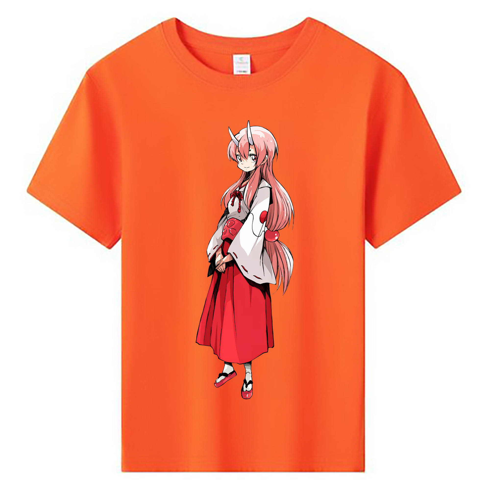 （画像用） 転スラ Regarding Reincarnated to Slime 綿100％キッズTシャツ（フロントプリント）