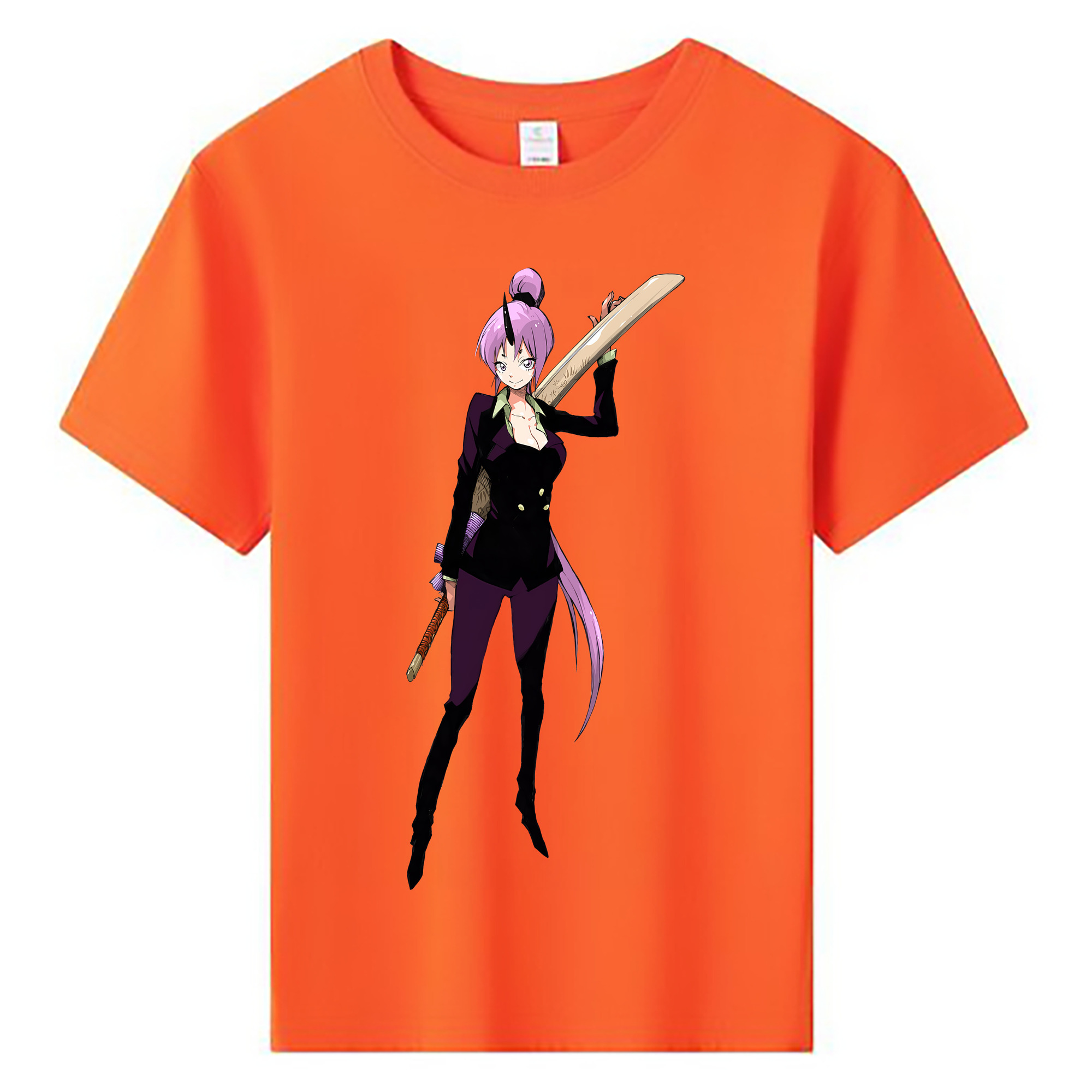 （画像用） 転スラ Regarding Reincarnated to Slime 綿100％キッズTシャツ（フロントプリント）