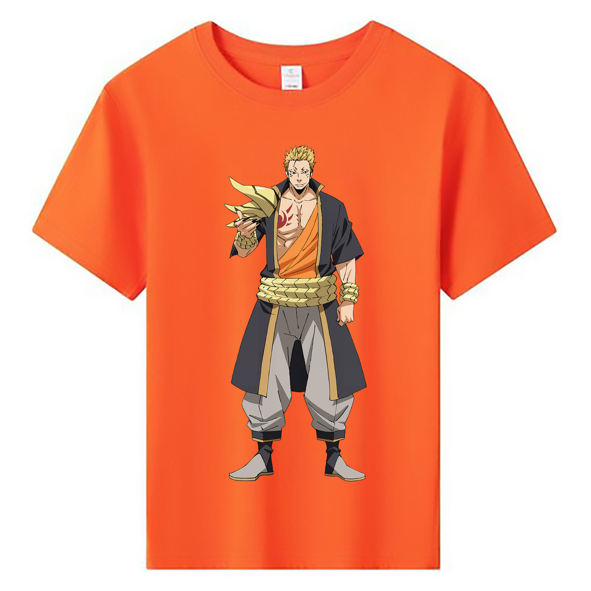 （画像用） 転スラ Regarding Reincarnated to Slime 綿100％キッズTシャツ（フロントプリント）
