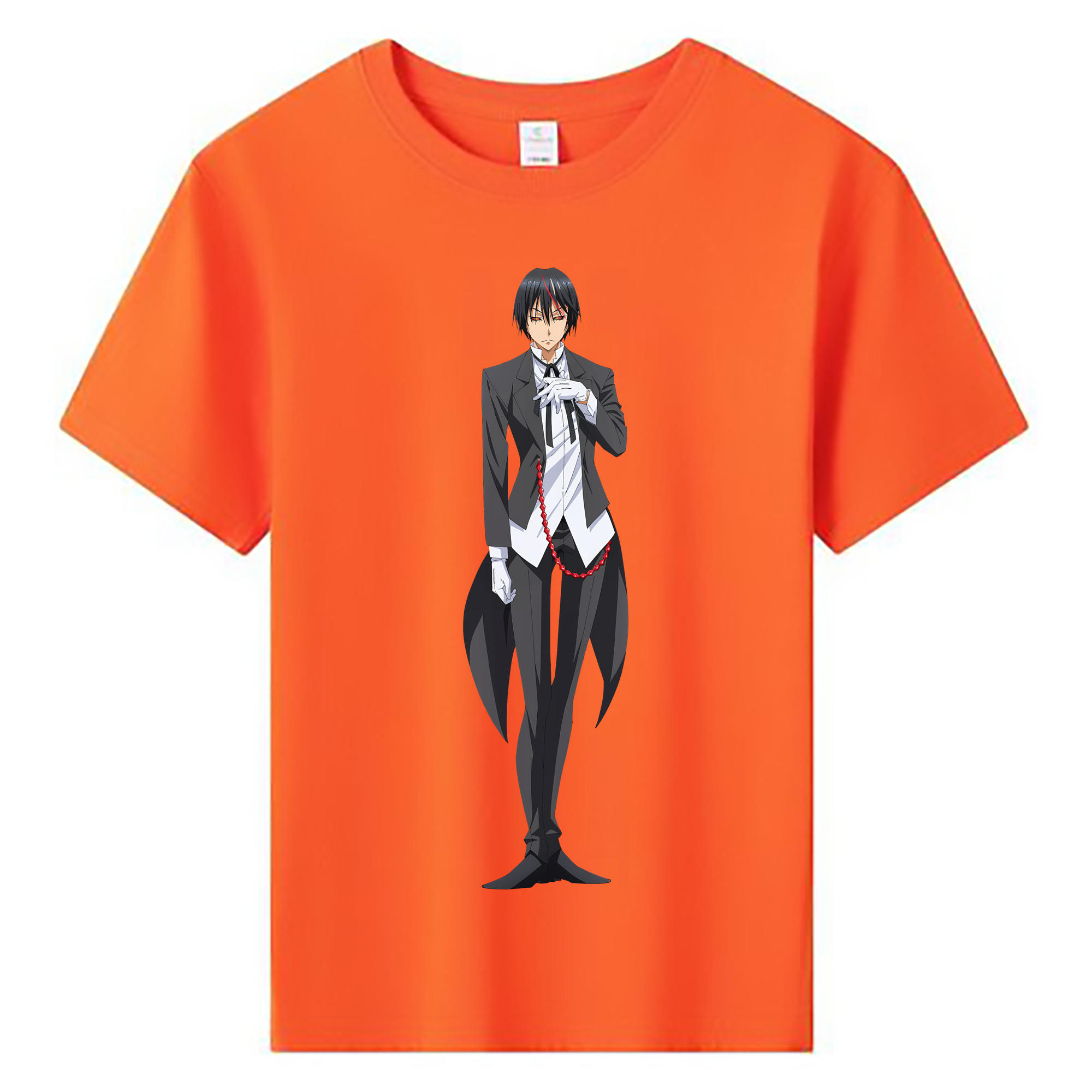（画像用） 転スラ Regarding Reincarnated to Slime 綿100％キッズTシャツ（フロントプリント）