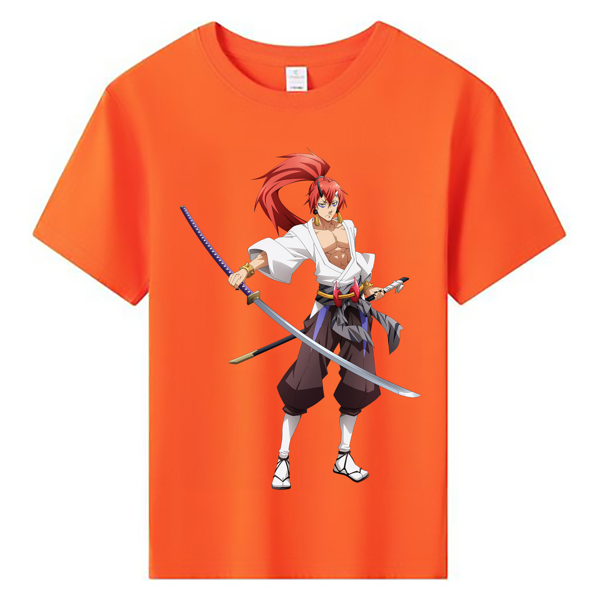 （画像用） 転スラ Regarding Reincarnated to Slime 綿100％キッズTシャツ（フロントプリント）