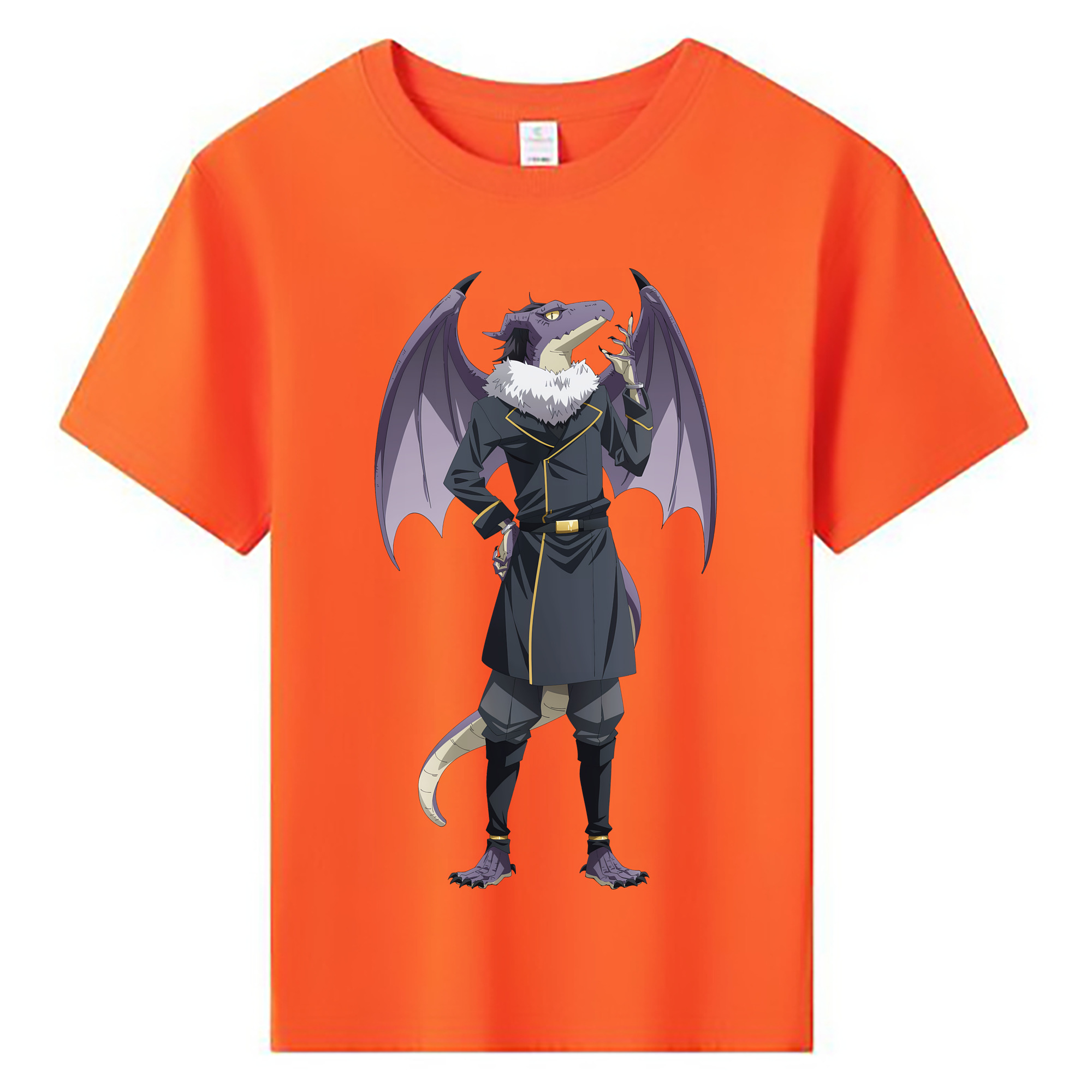 （画像用） 転スラ Regarding Reincarnated to Slime 綿100％キッズTシャツ（フロントプリント）