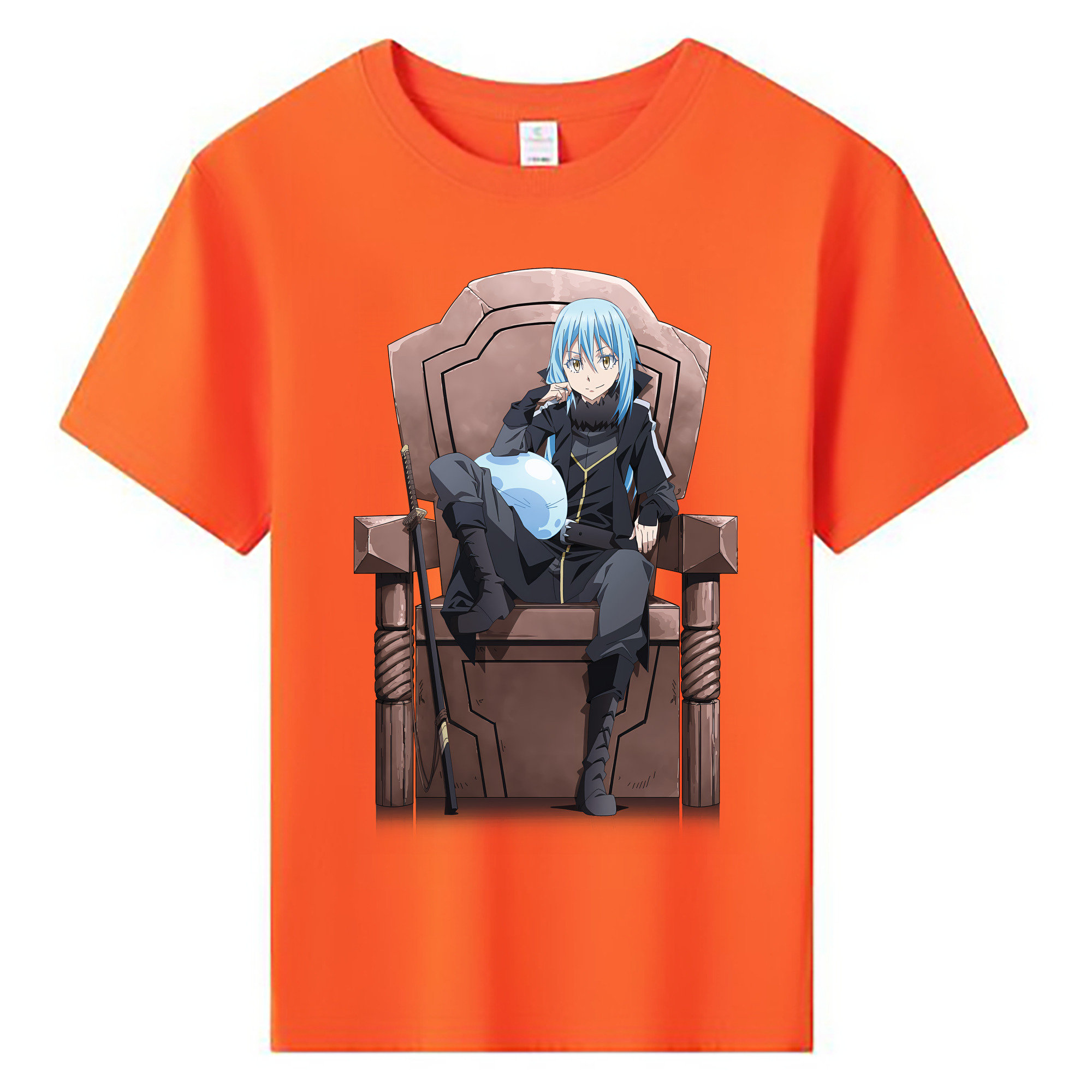 （画像用） 転スラ Regarding Reincarnated to Slime 綿100％キッズTシャツ（フロントプリント）