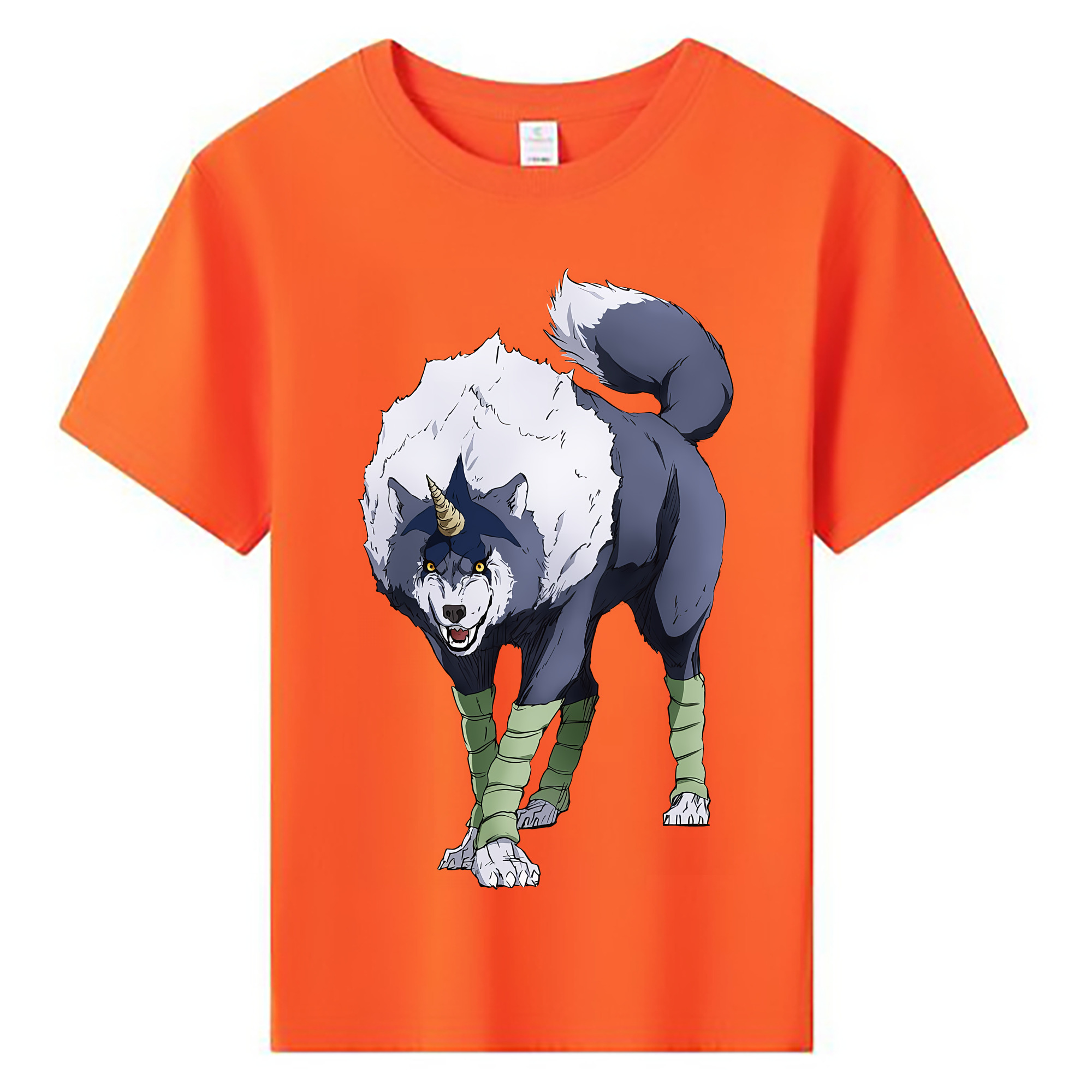 （画像用） 転スラ Regarding Reincarnated to Slime 綿100％キッズTシャツ（フロントプリント）