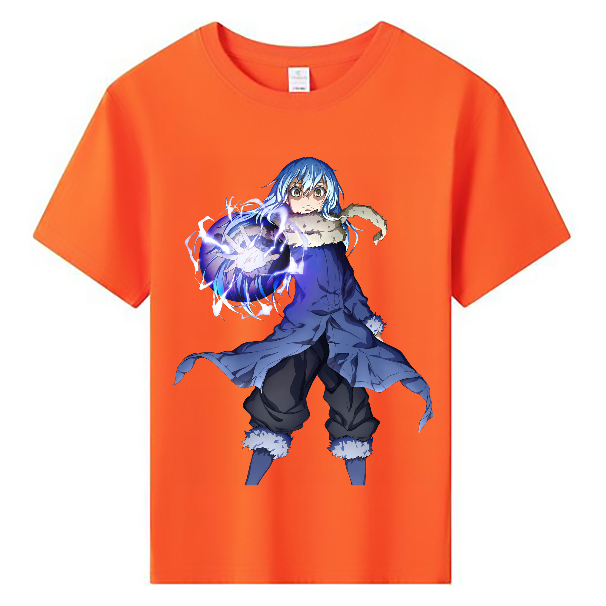 （画像用） 転スラ Regarding Reincarnated to Slime 綿100％キッズTシャツ（フロントプリント）