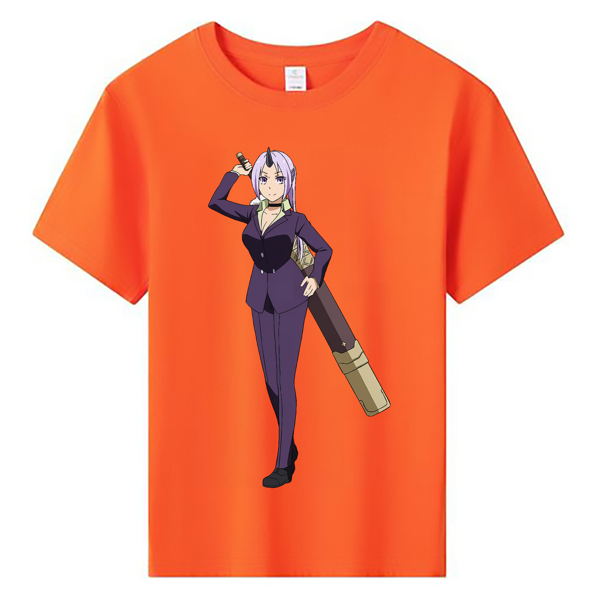 （画像用） 転スラ Regarding Reincarnated to Slime 綿100％キッズTシャツ（フロントプリント）