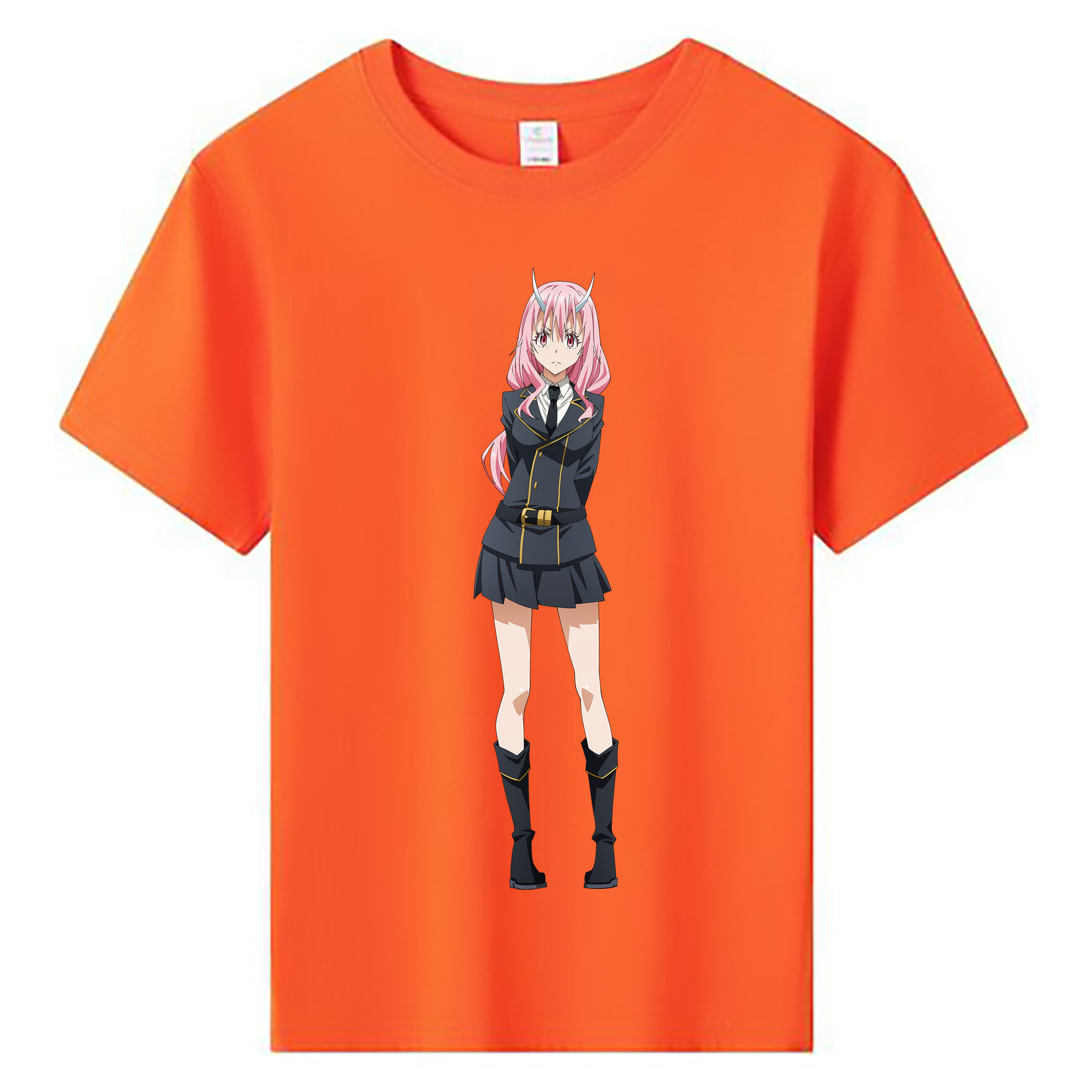 （画像用） 転スラ Regarding Reincarnated to Slime 綿100％キッズTシャツ（フロントプリント）