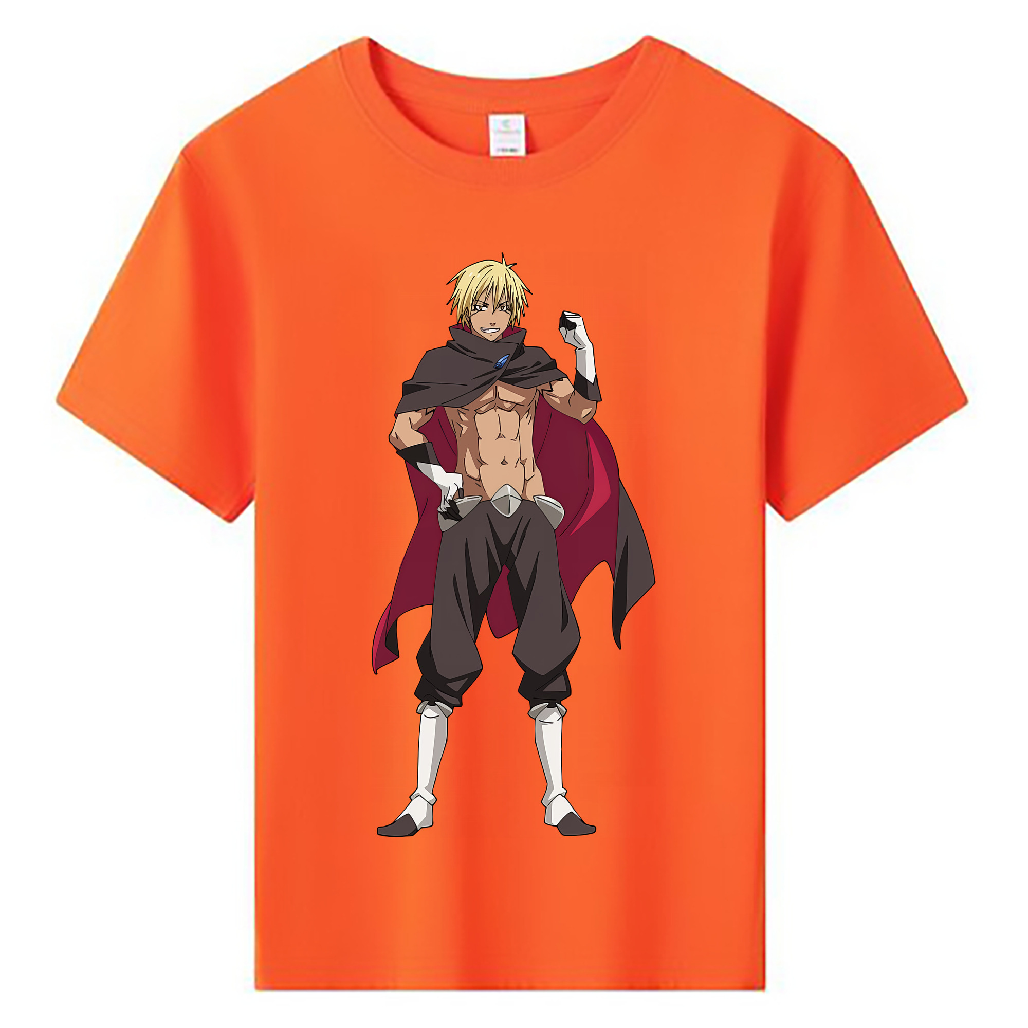 （画像用） 転スラ Regarding Reincarnated to Slime 綿100％キッズTシャツ（フロントプリント）